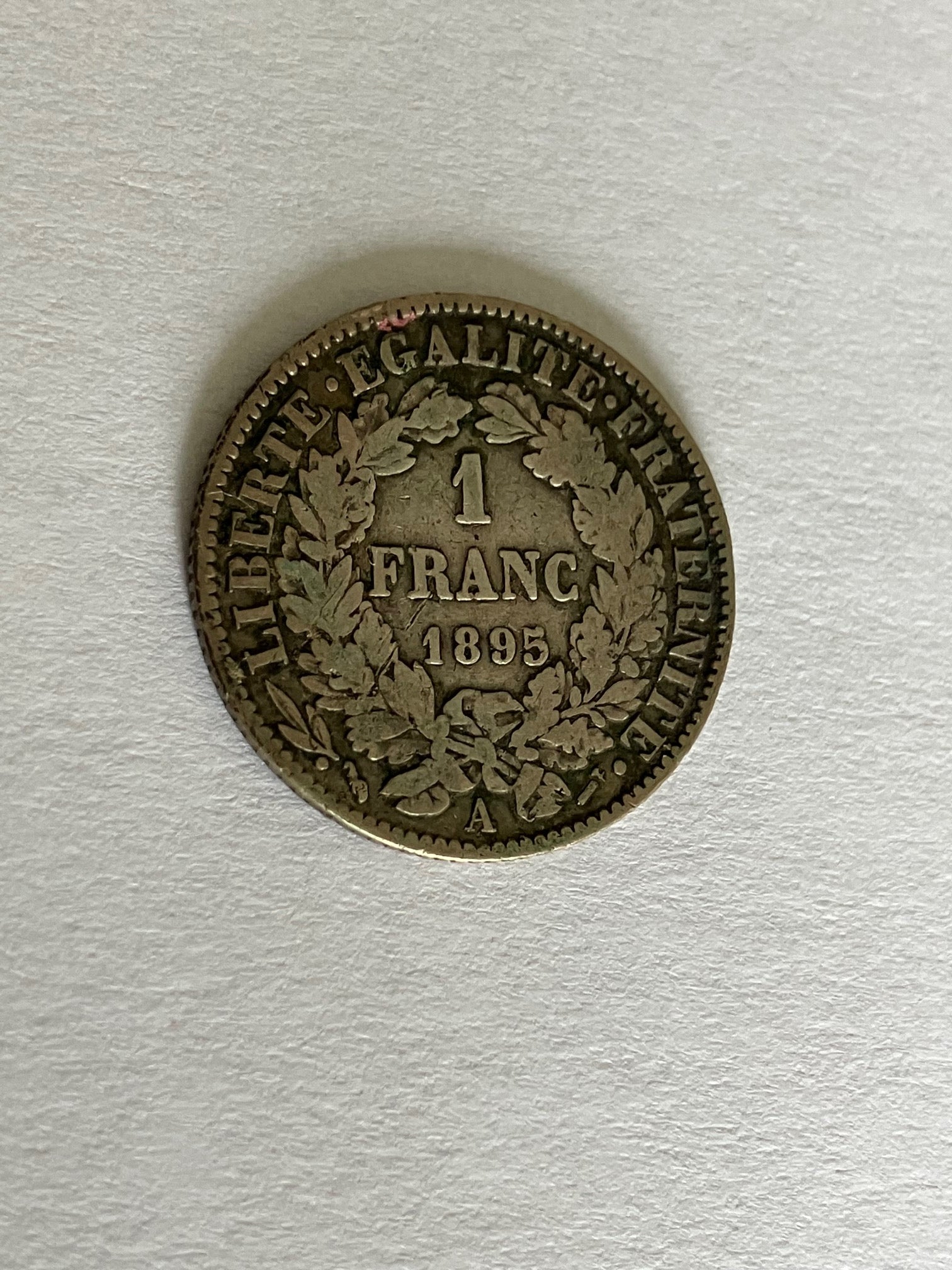 1 Franc France 1895 A