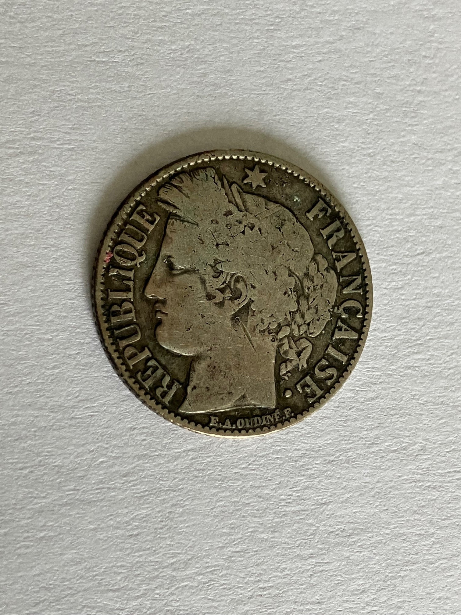 1 Franc France 1895 A
