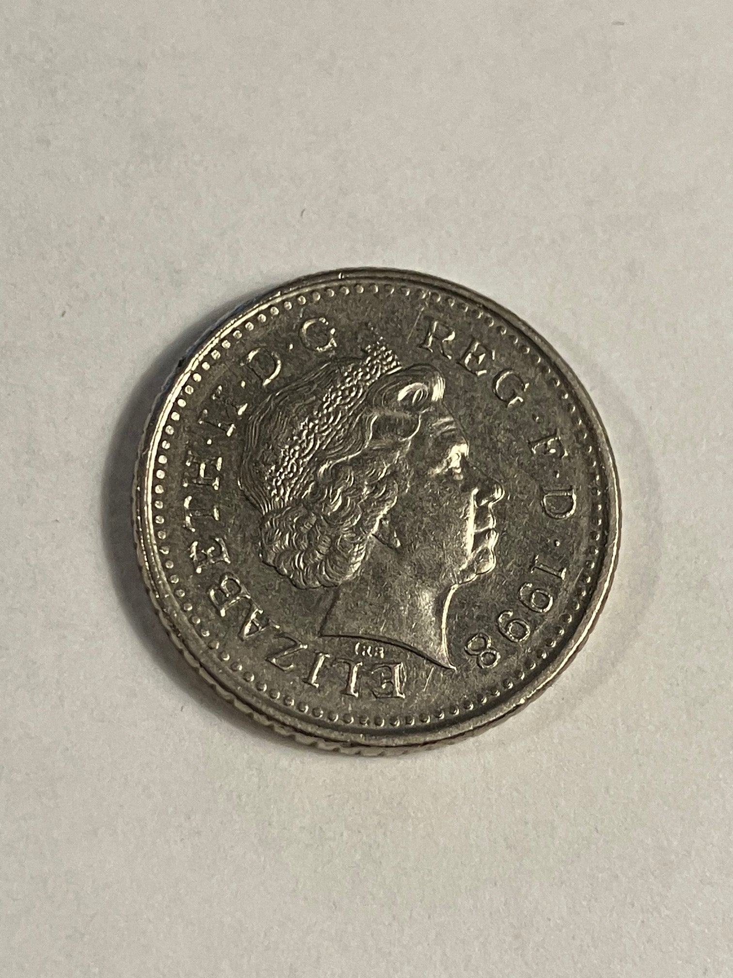 5 Pence England 1998