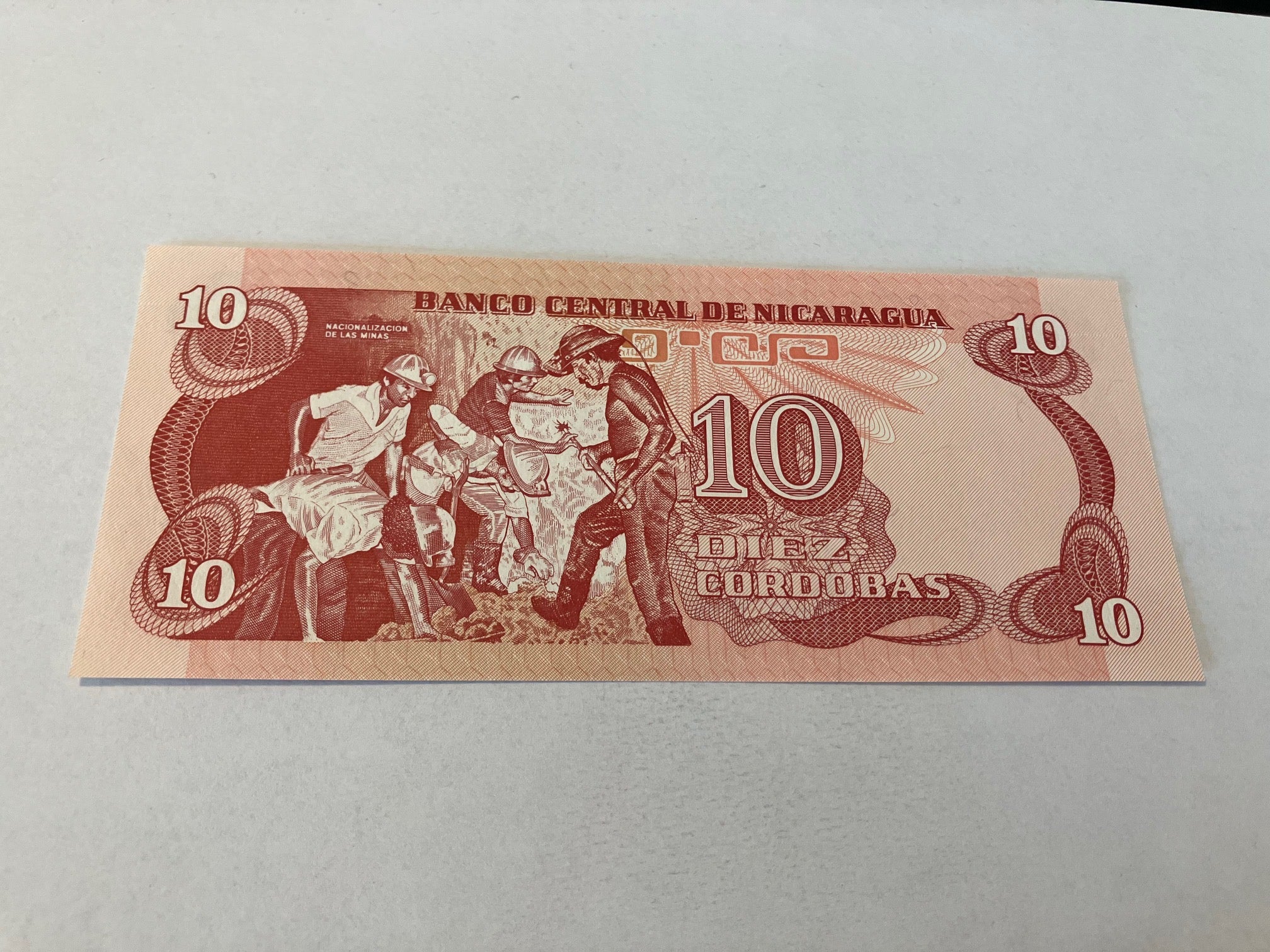 10 Cordobas Nicaragua