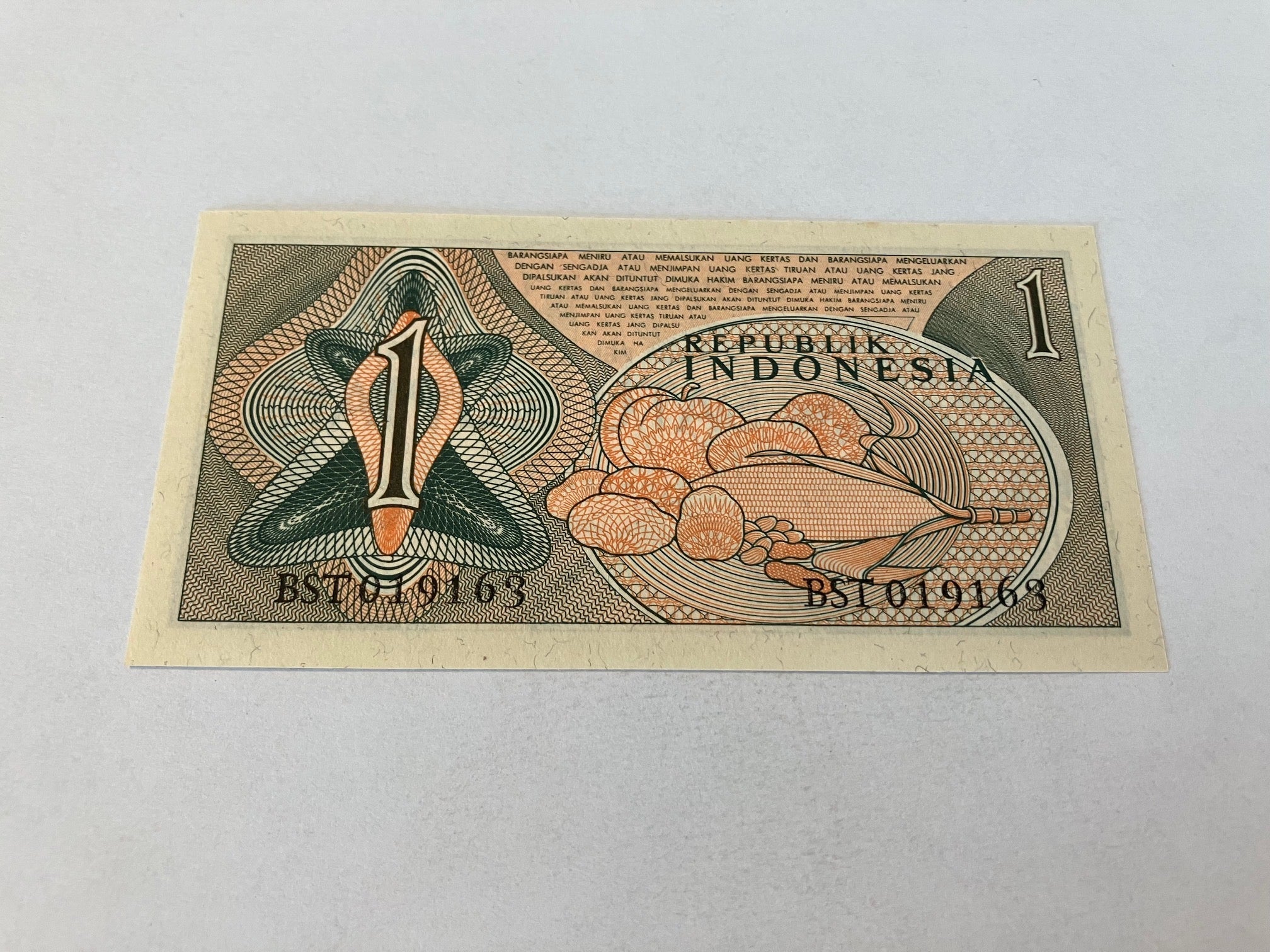 1 Rupiah Indonesia 1961