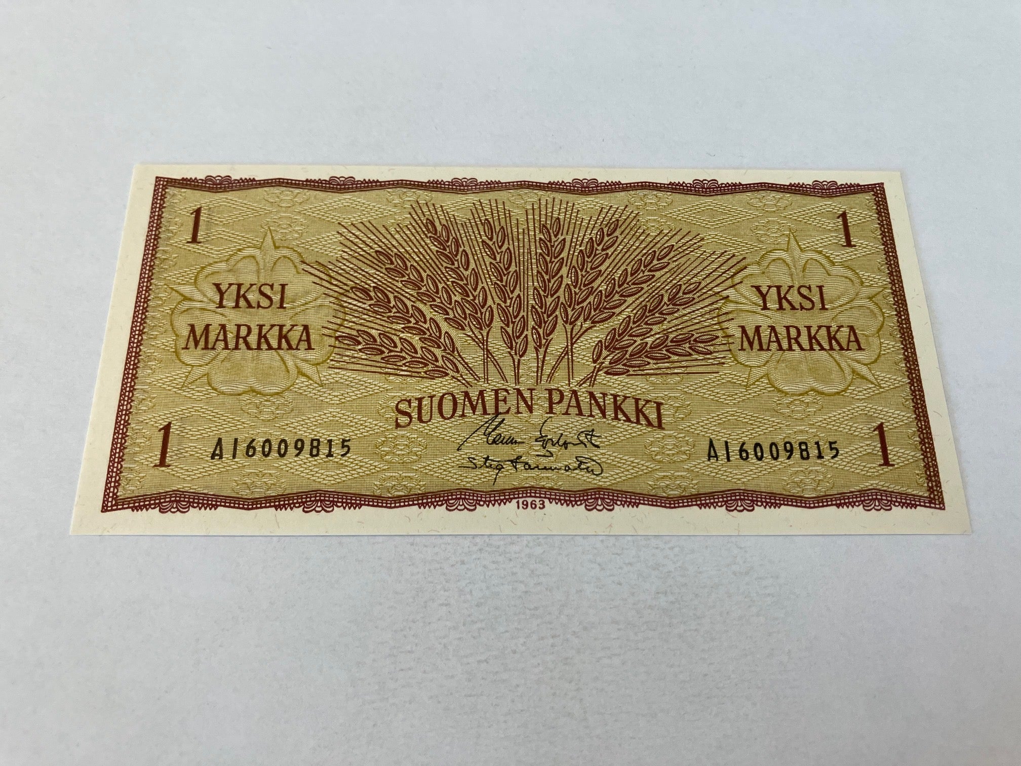1 Markka 1963 Finland