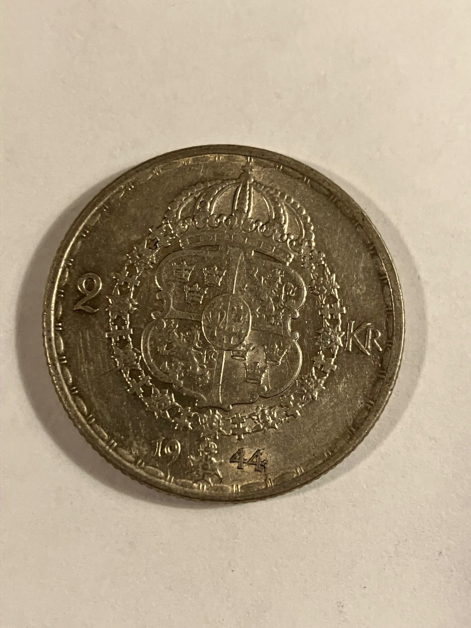 2 Kronor Sweden 1944