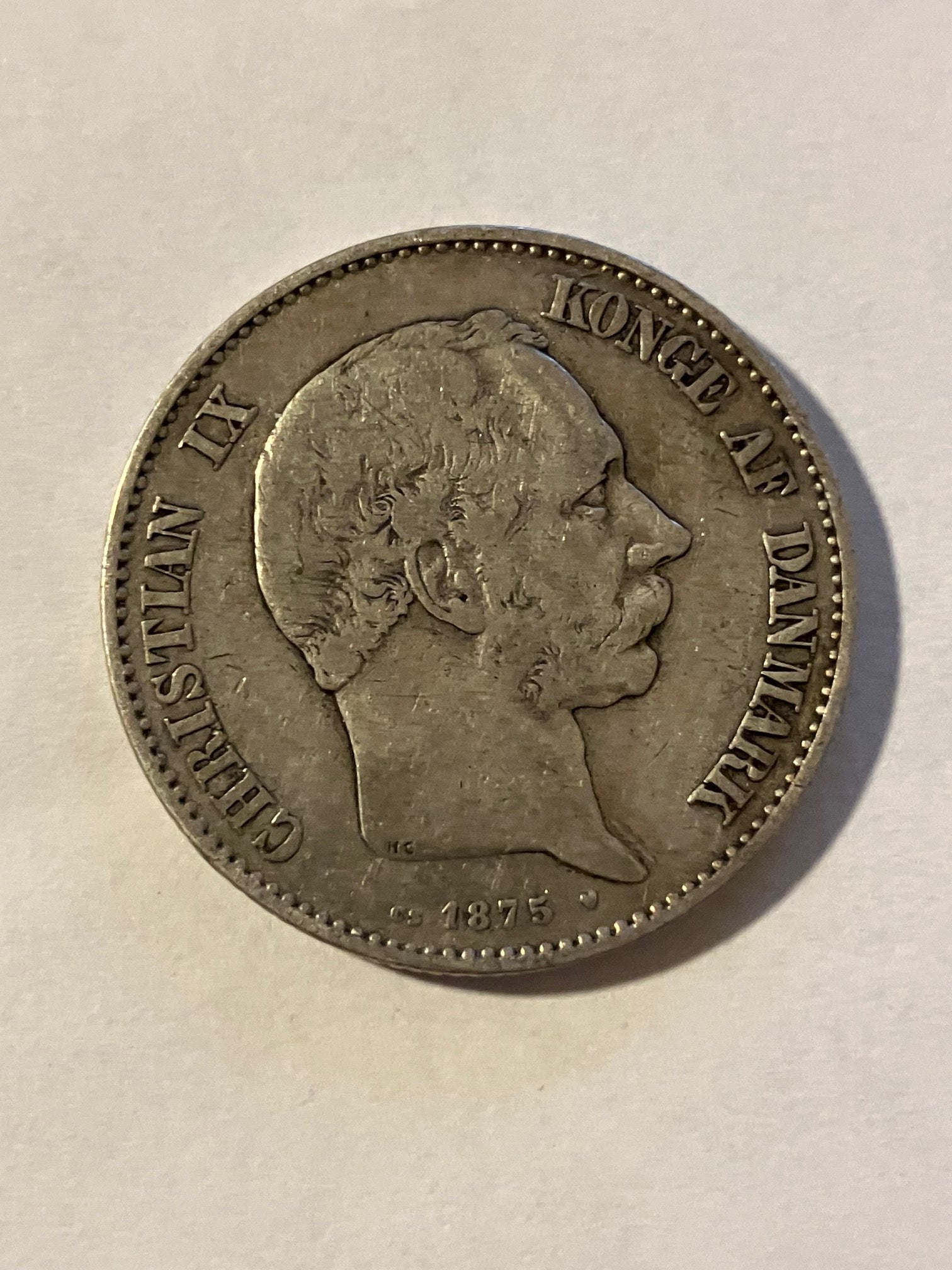 2 Kroner 1875 Danmark