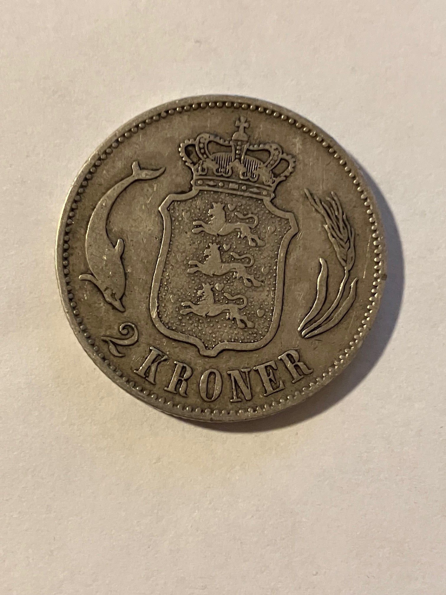 2 Kroner 1875 Danmark