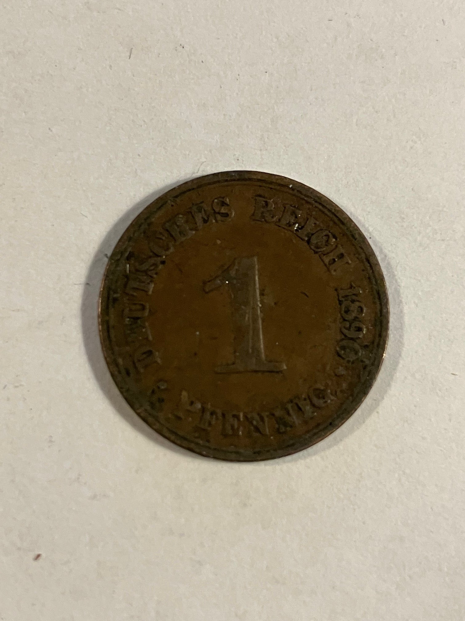 1 Pfennig Germany 1890