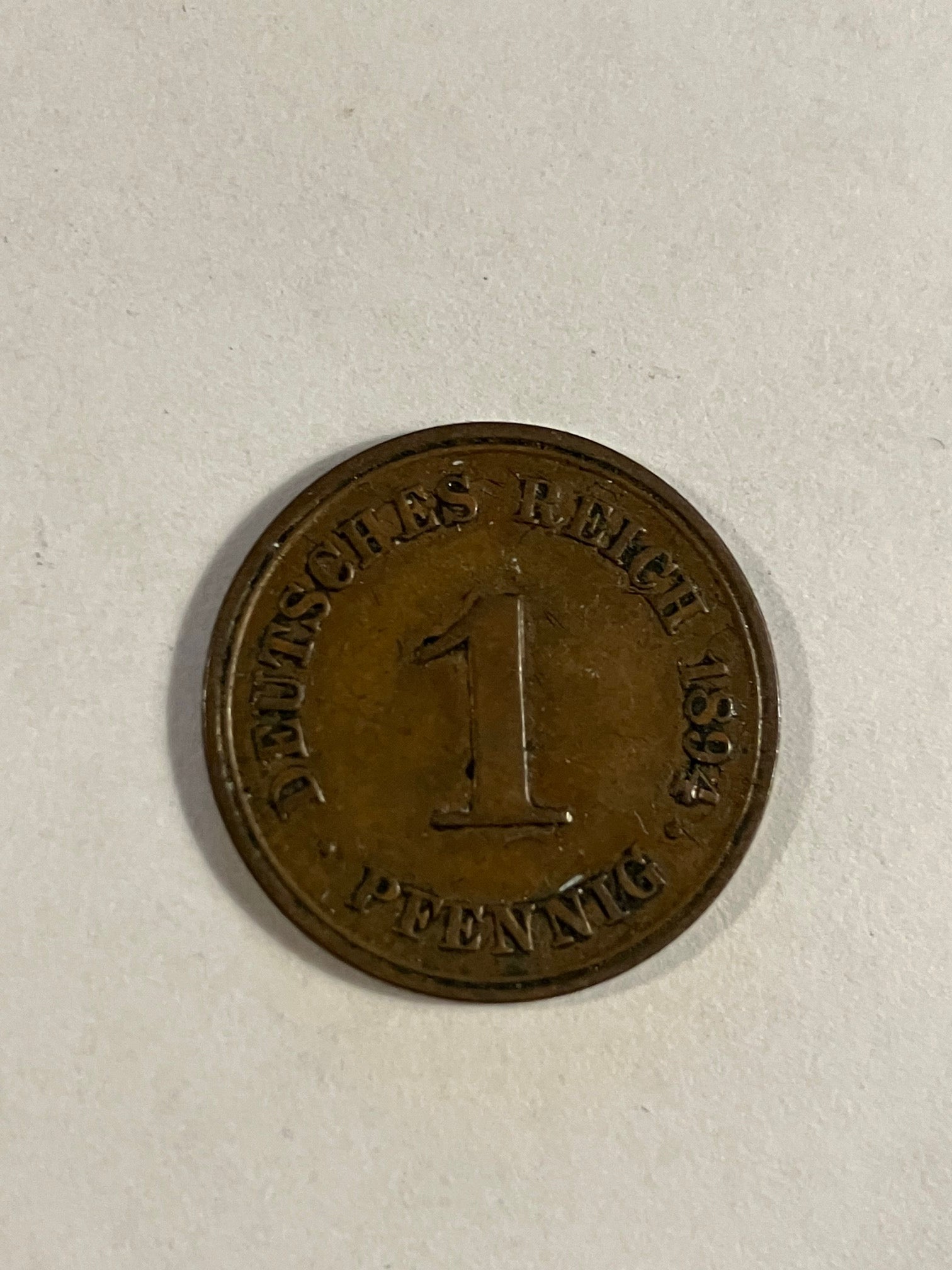 1 Pfennig Germany 1894
