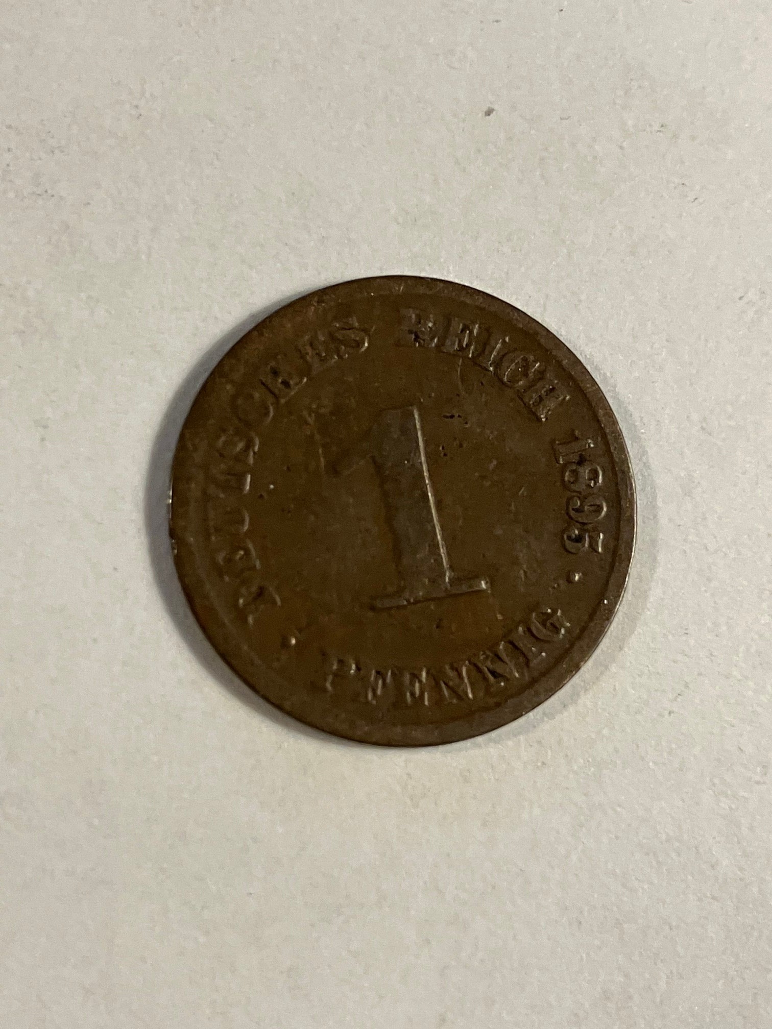 1 Pfennig Germany 1895