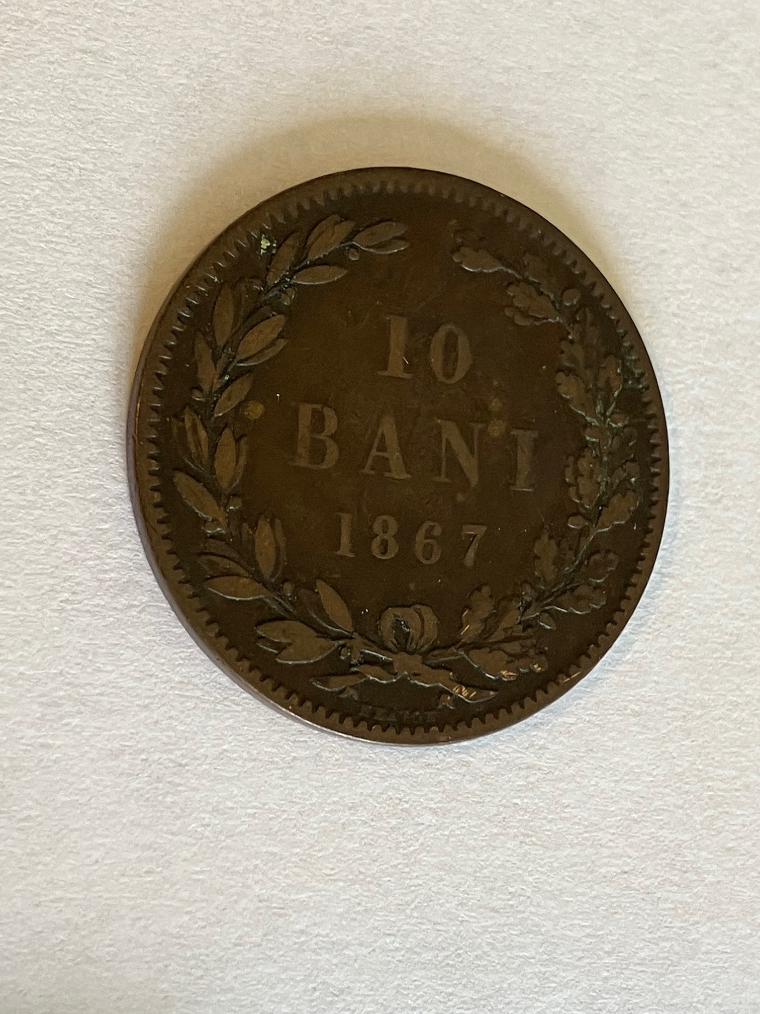 10 Bani 1867 Romania