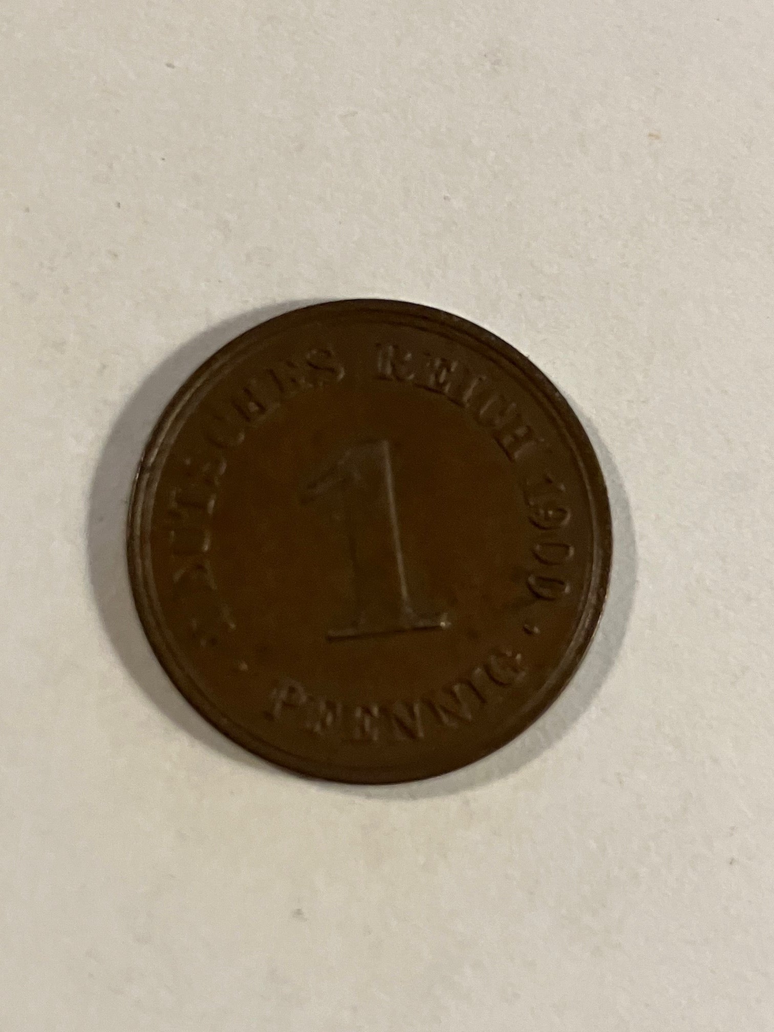 1 Pfennig Germany 1900