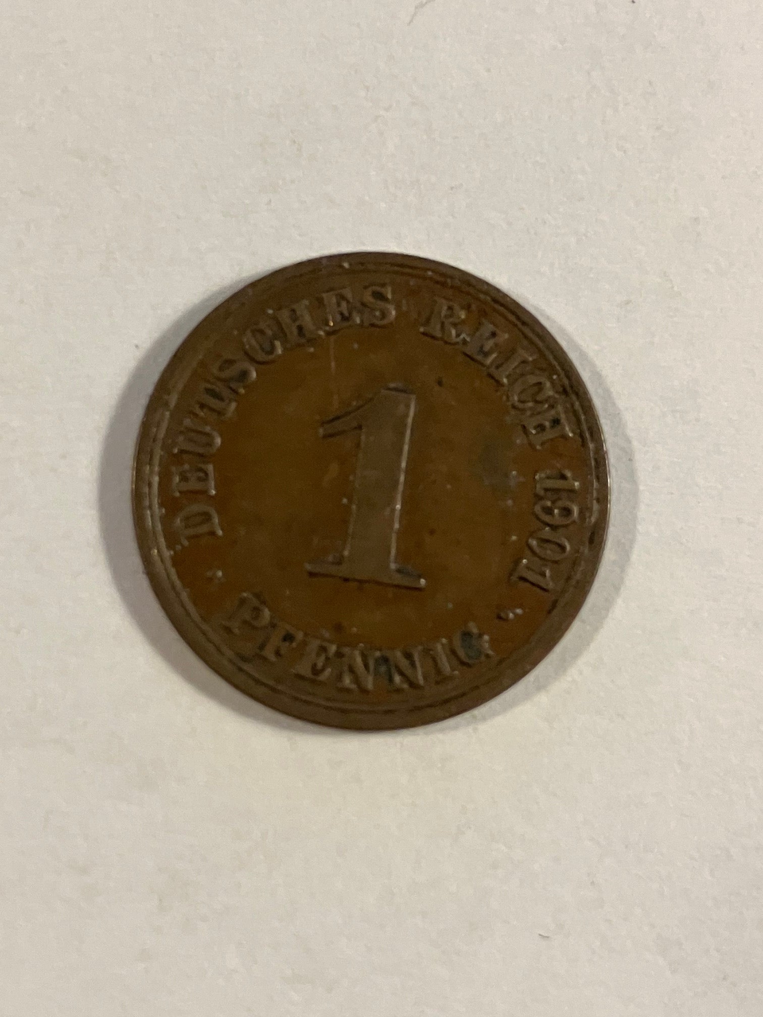 1 Pfennig Germany 1901