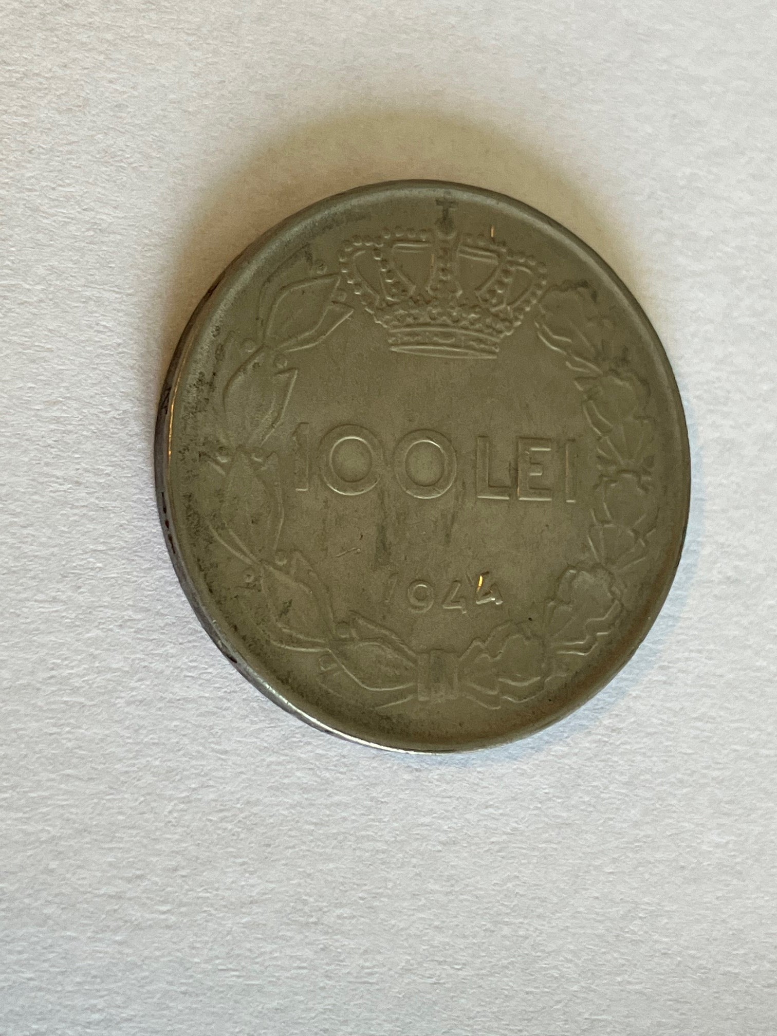 100 Lei 1944 Romania
