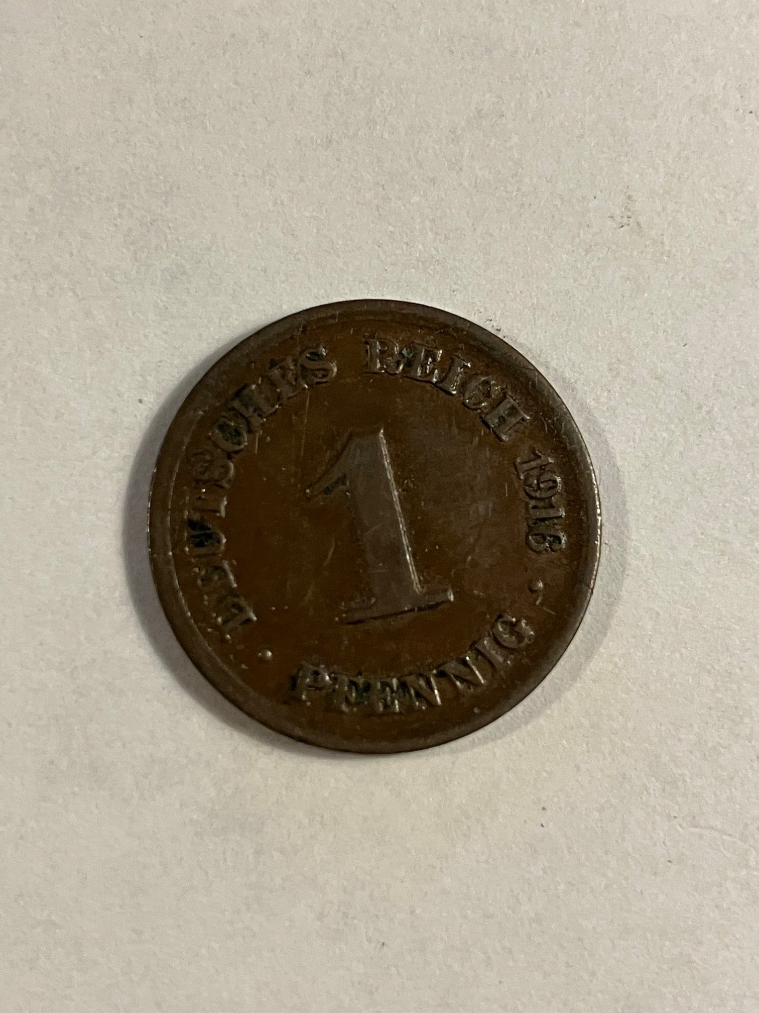 1 Pfennig Germany 1916