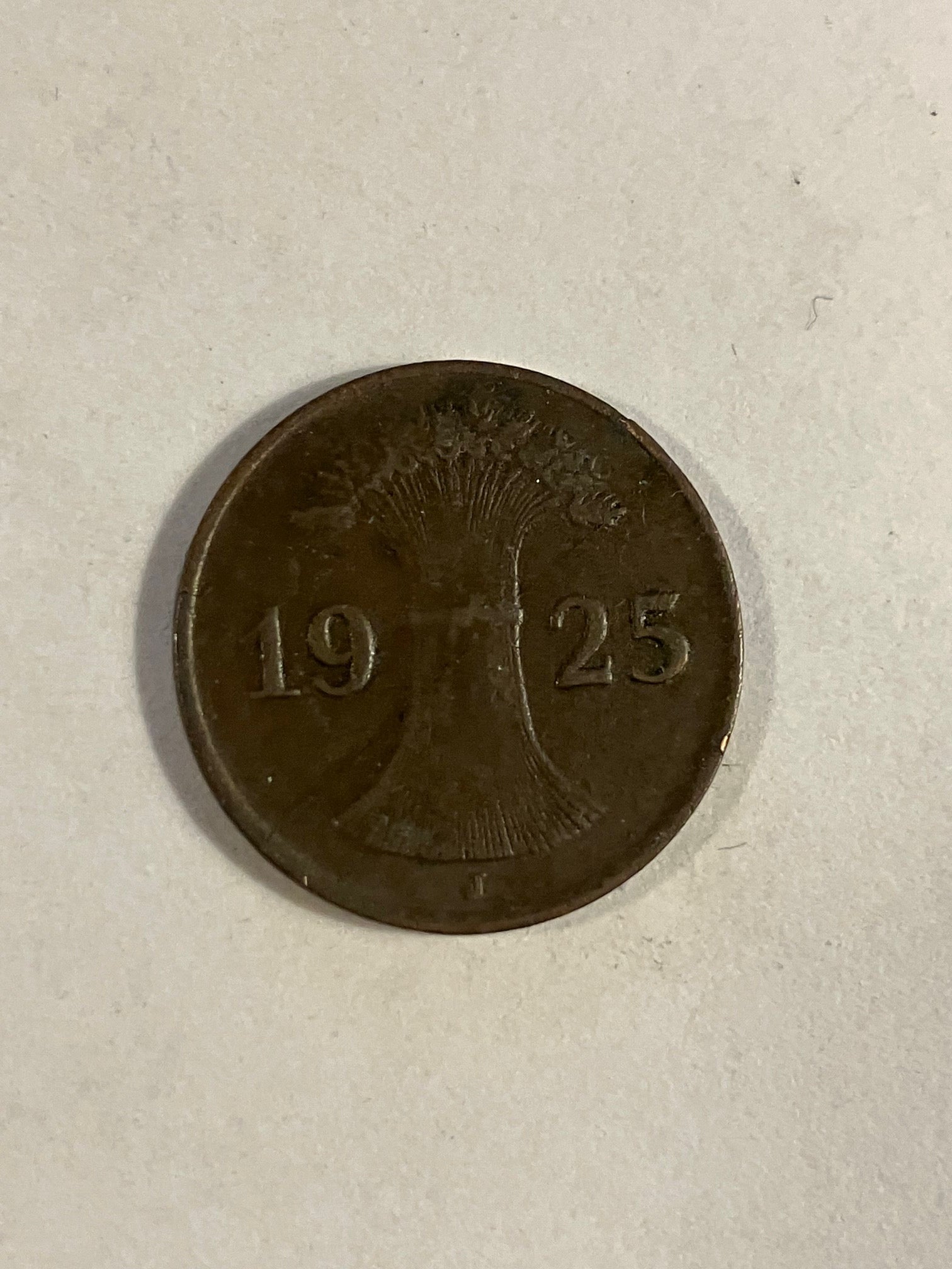 1 Pfennig Germany 1925