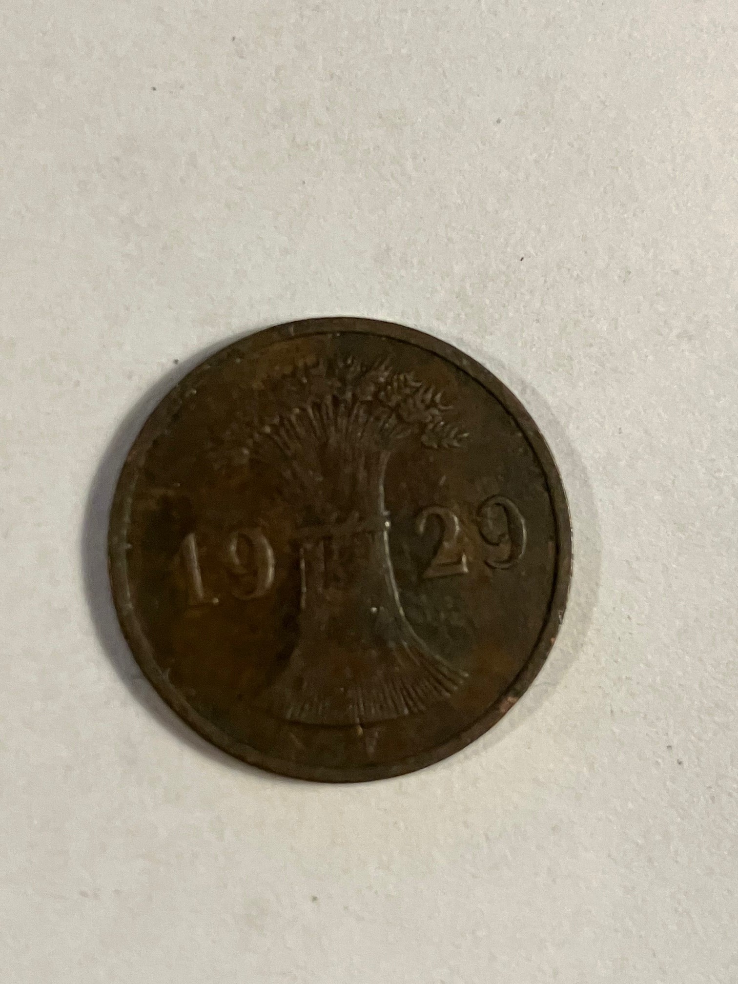 1 Pfennig Germany 1929