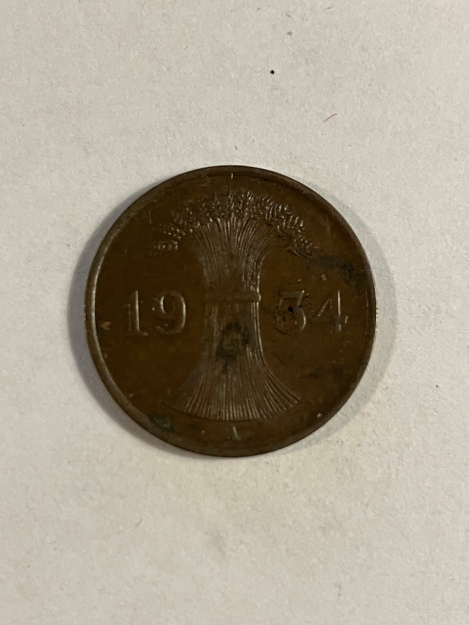 1 Pfennig Germany 1934