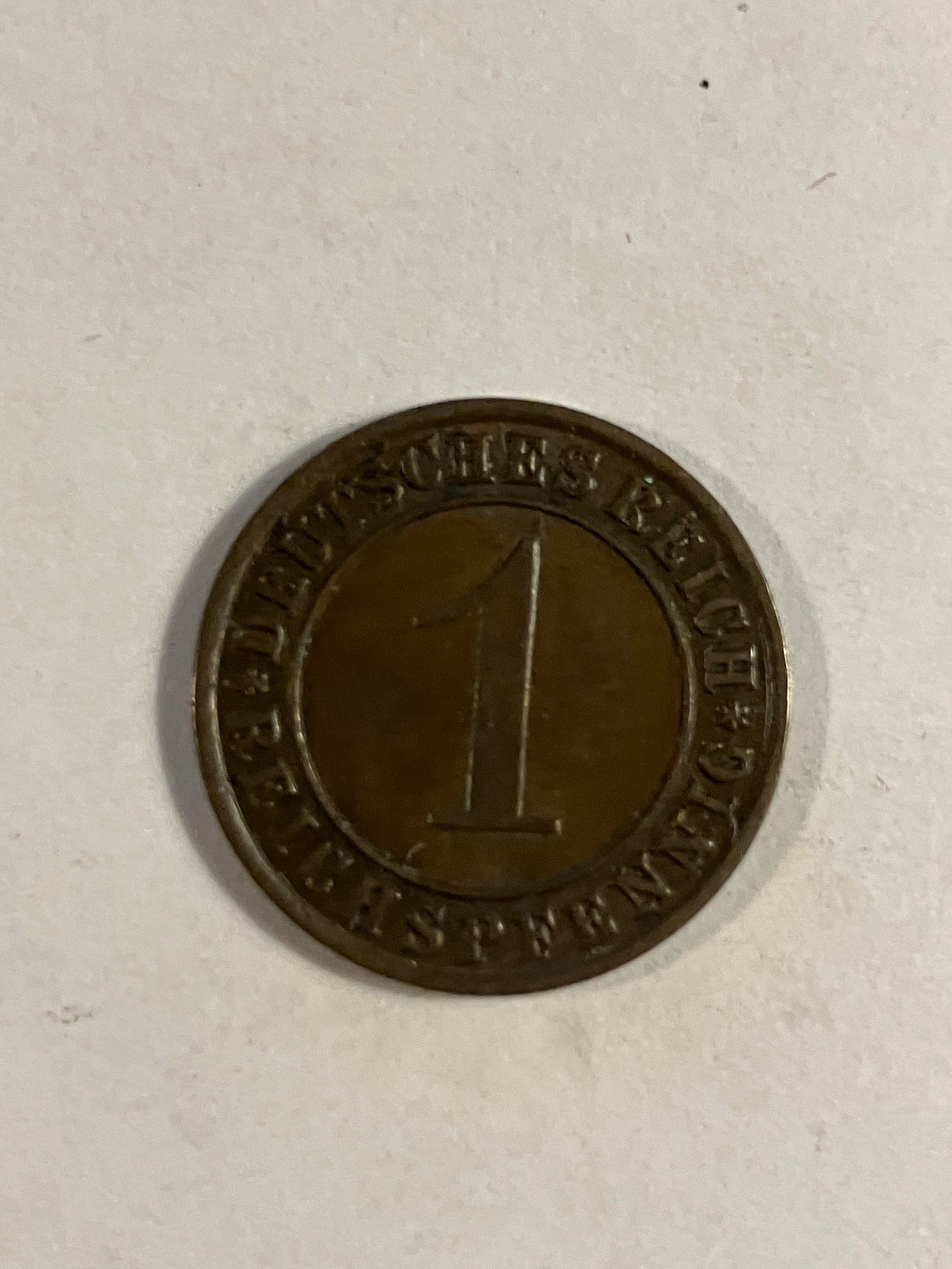 1 Pfennig Germany 1934