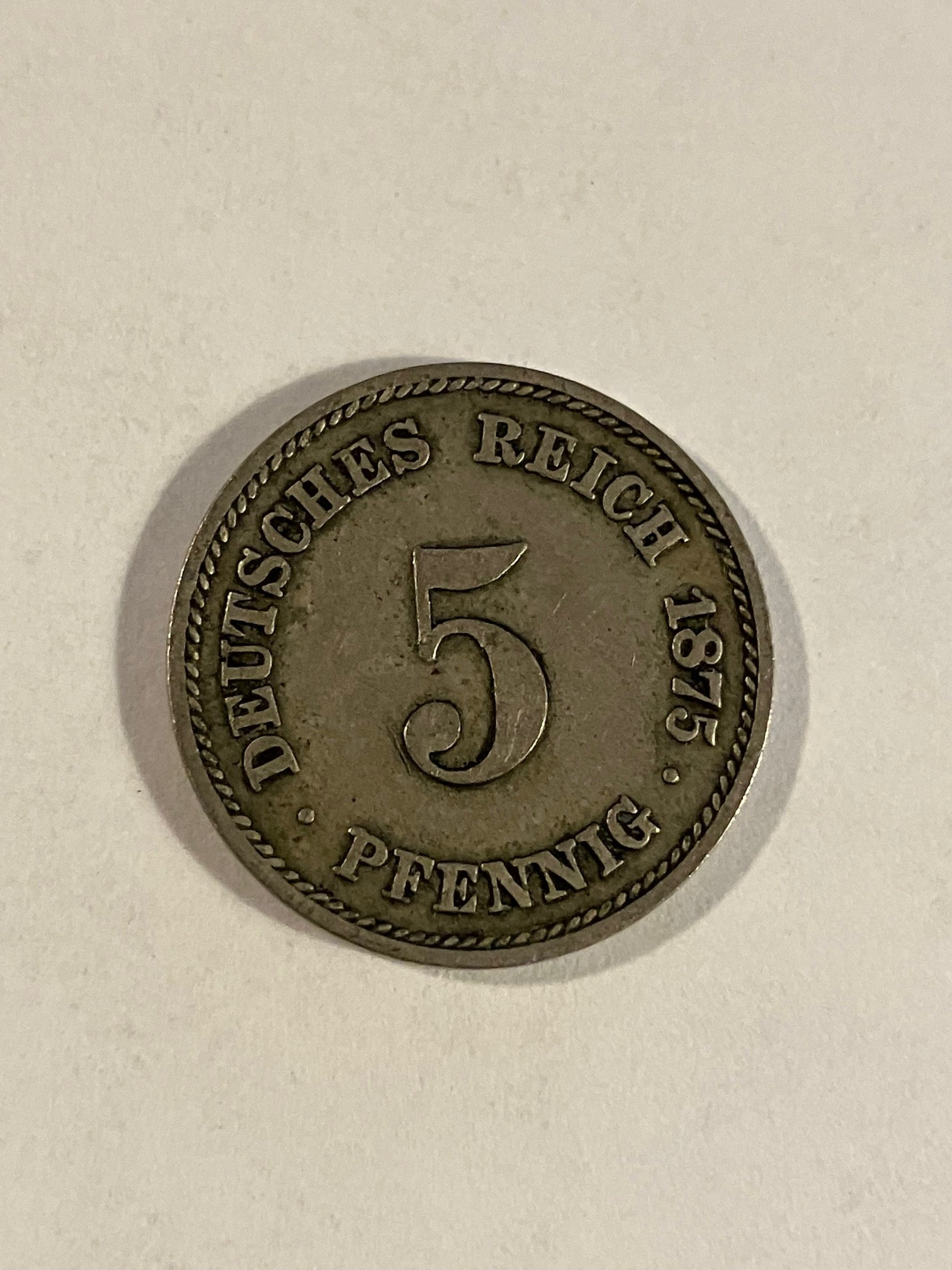 5 Pfennig Germany 1875