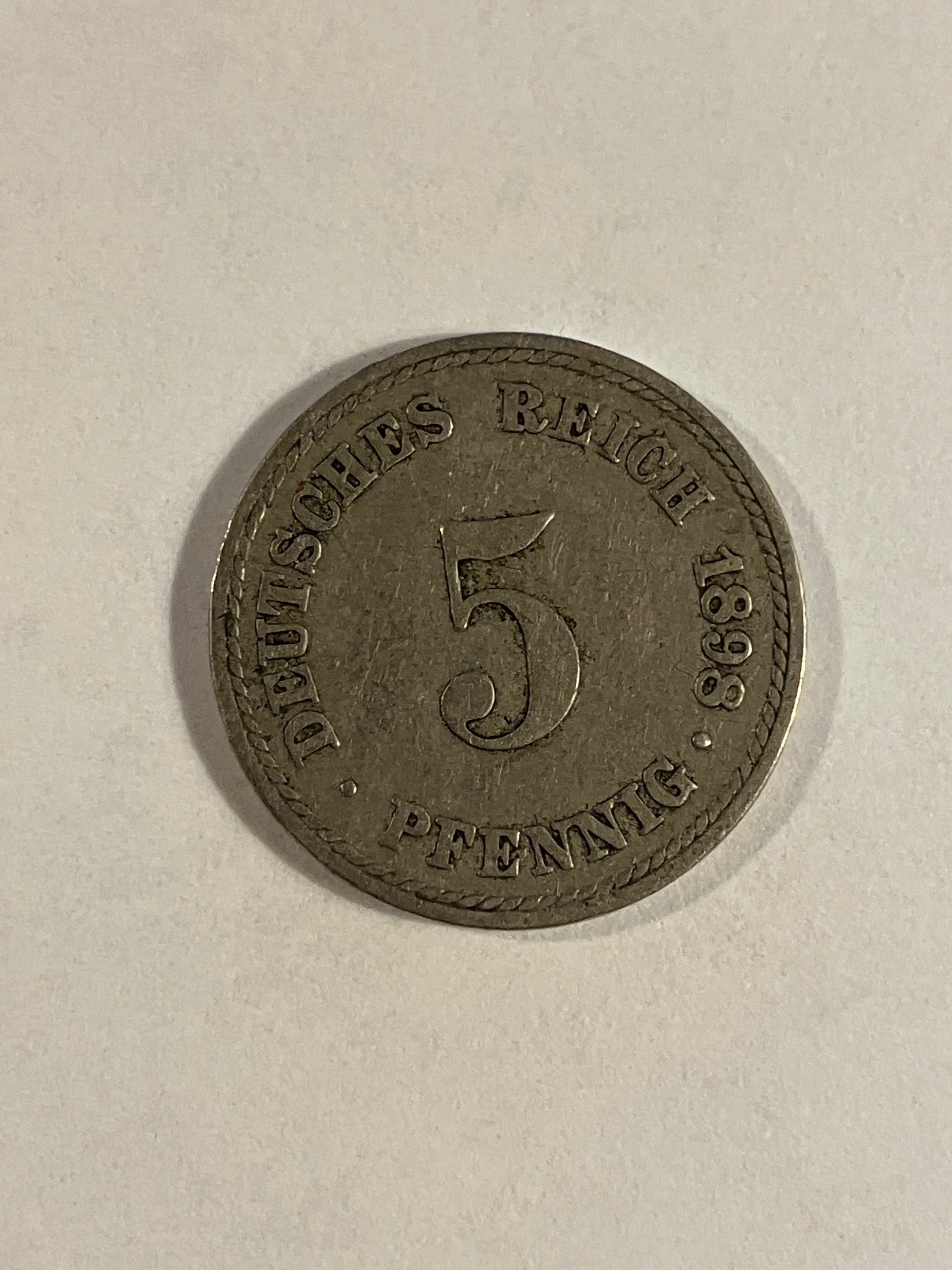 5 Pfennig Germany 1898