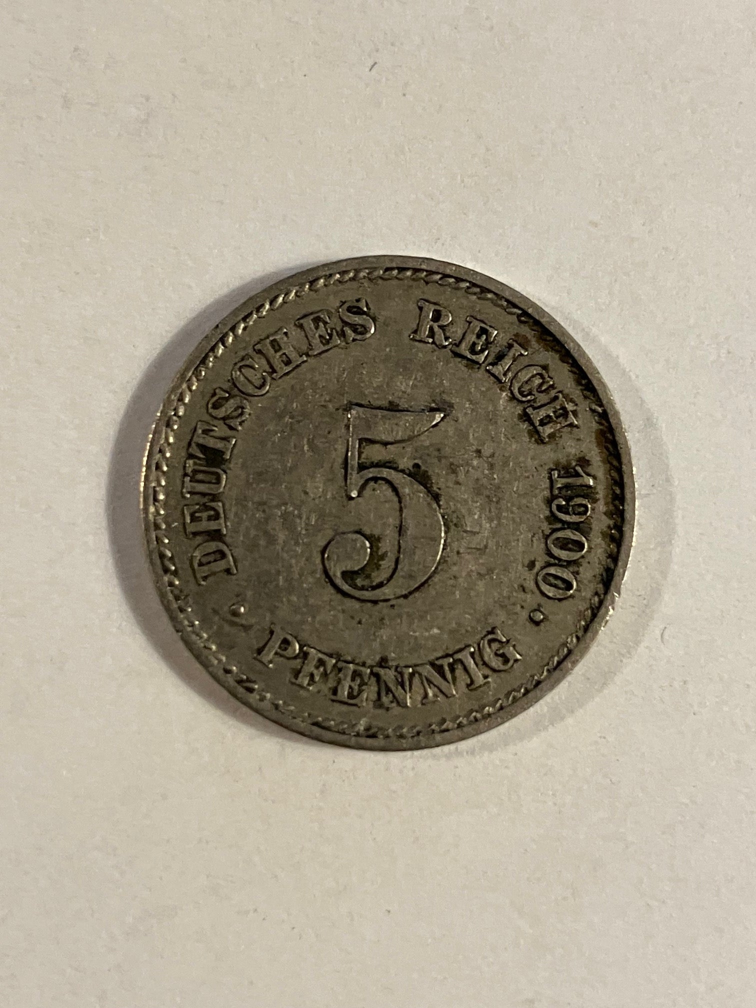 5 Pfennig Germany 1900