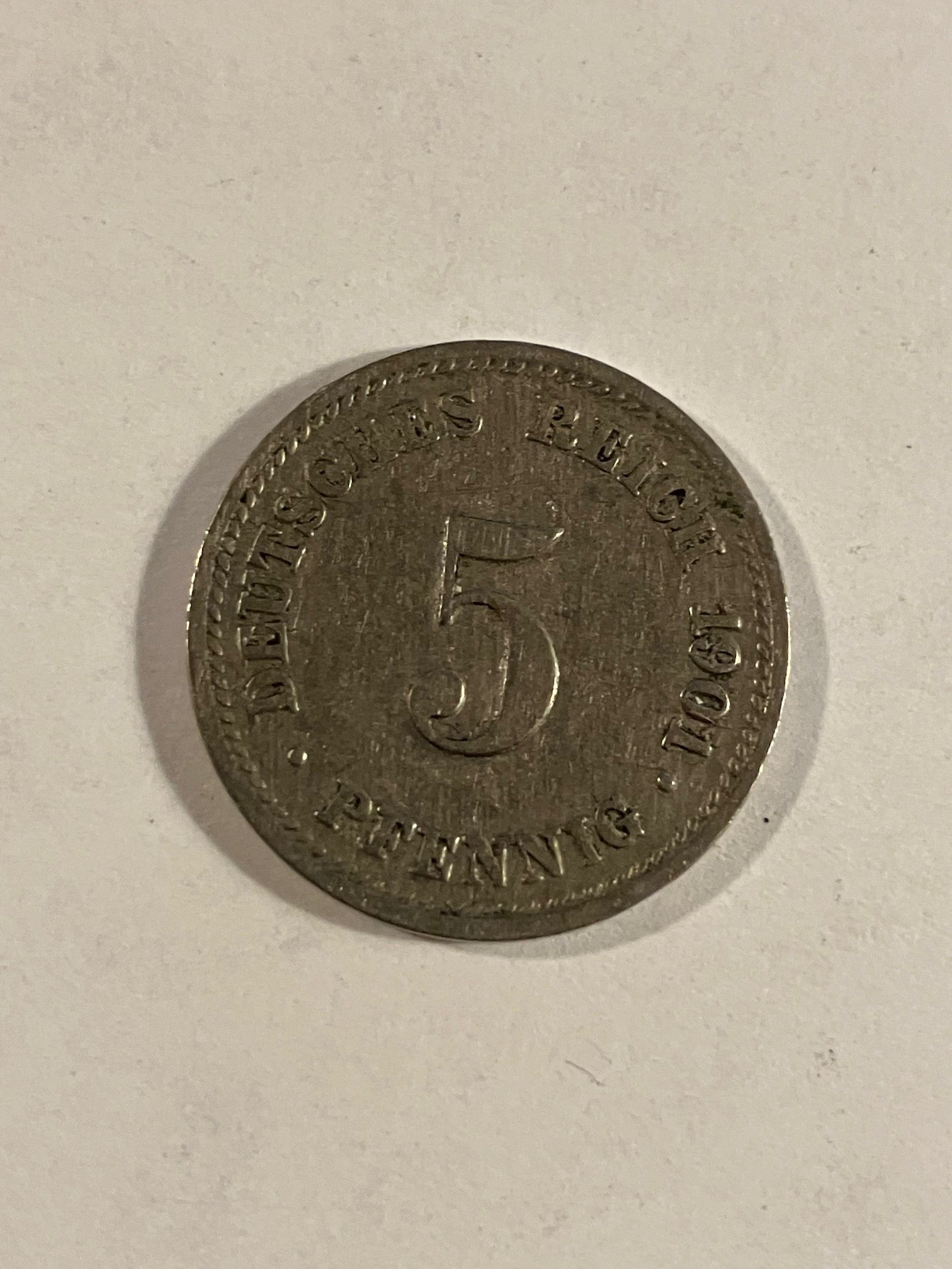5 Pfennig Germany 1901