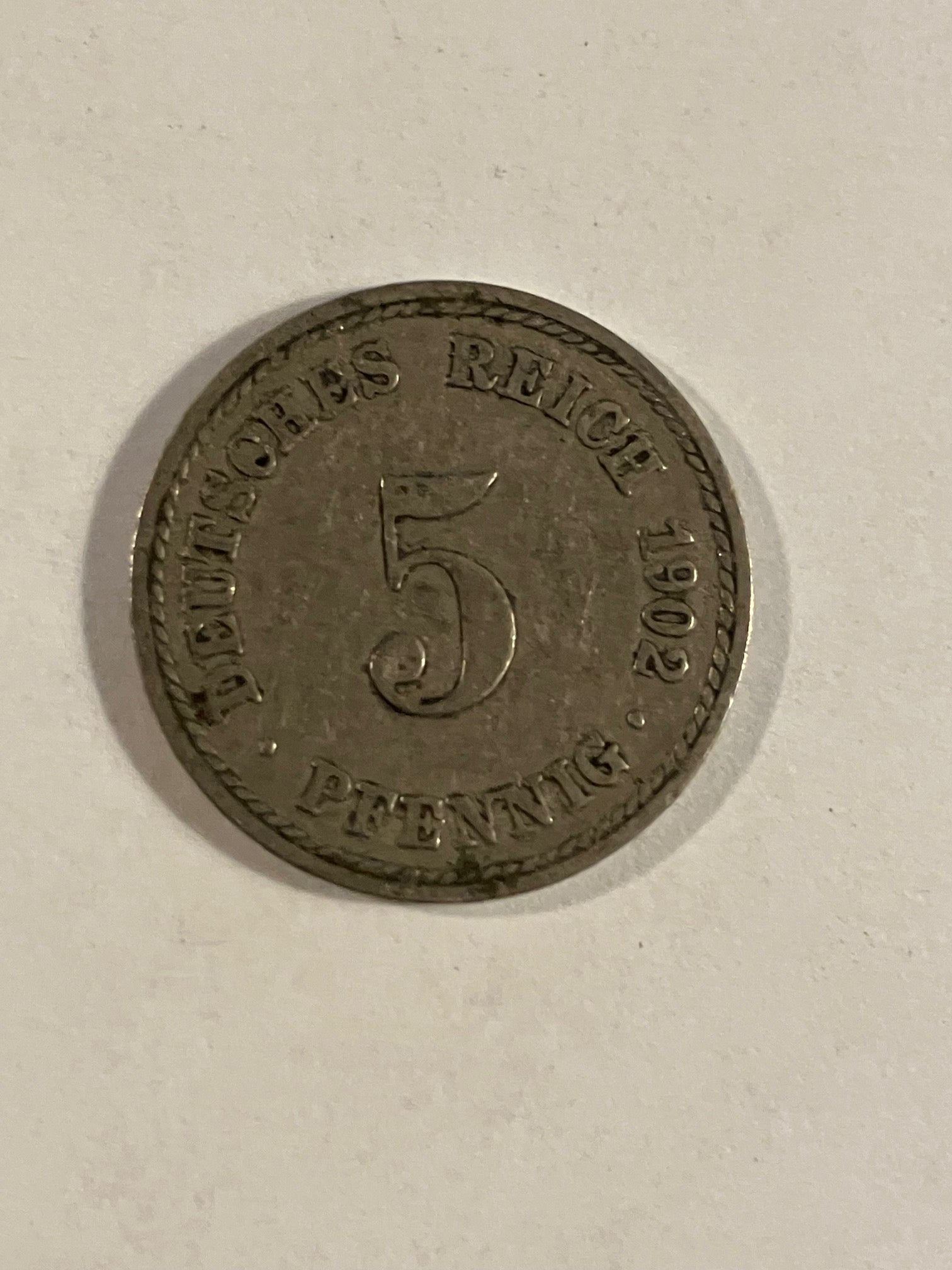 5 Pfennig Germany 1902