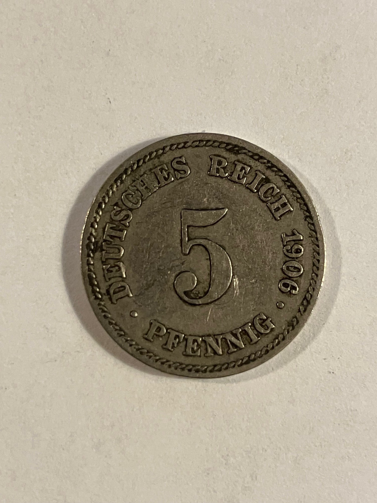 5 Pfennig Germany 1906
