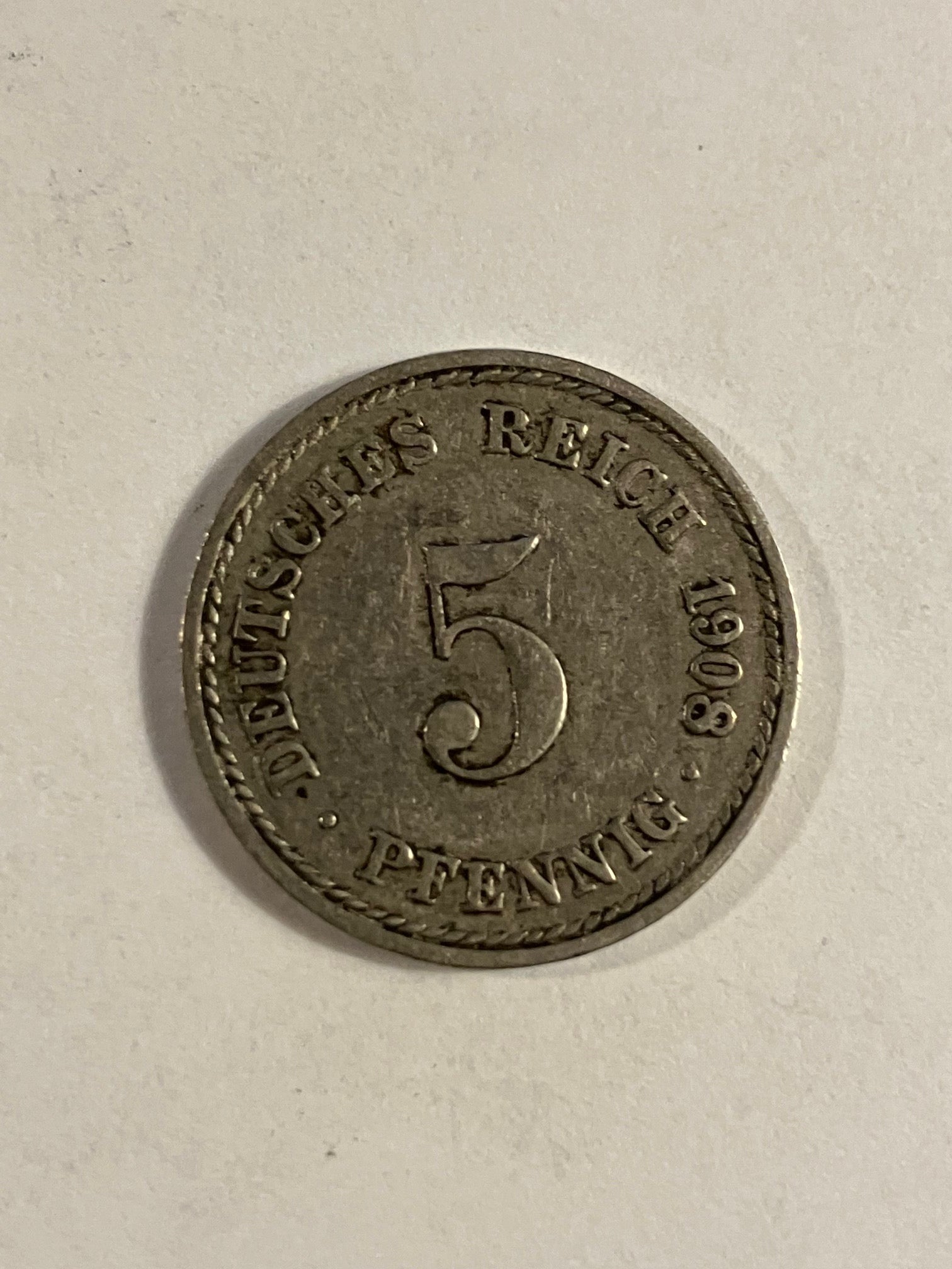 5 Pfennig Germany 1908