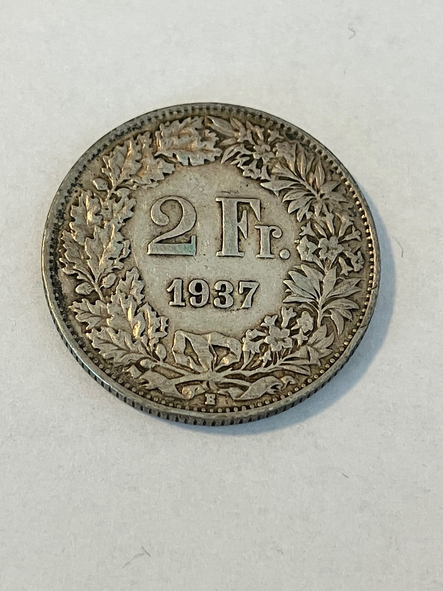2 Francs Switzerland 1937