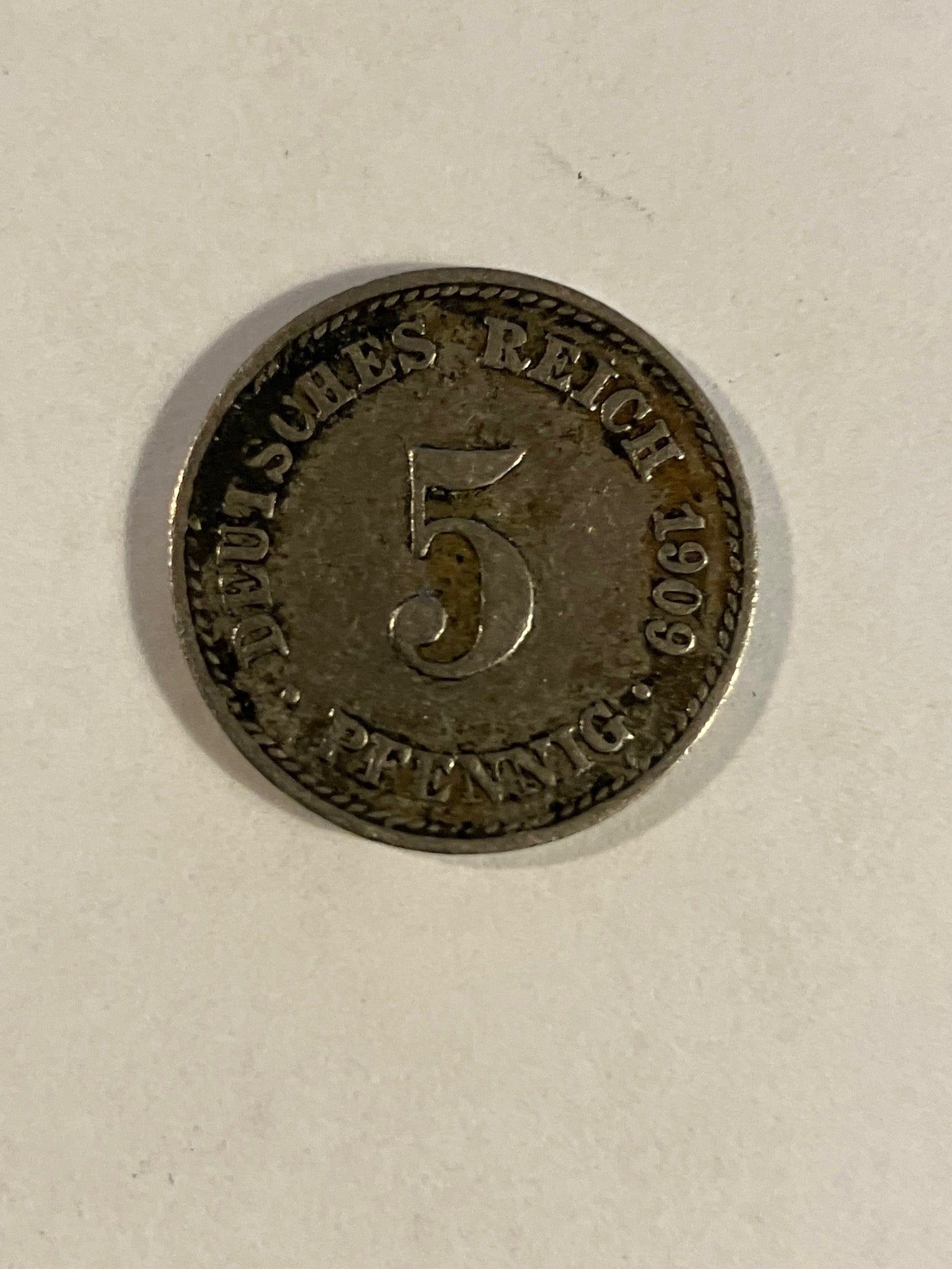 5 Pfennig Germany 1909