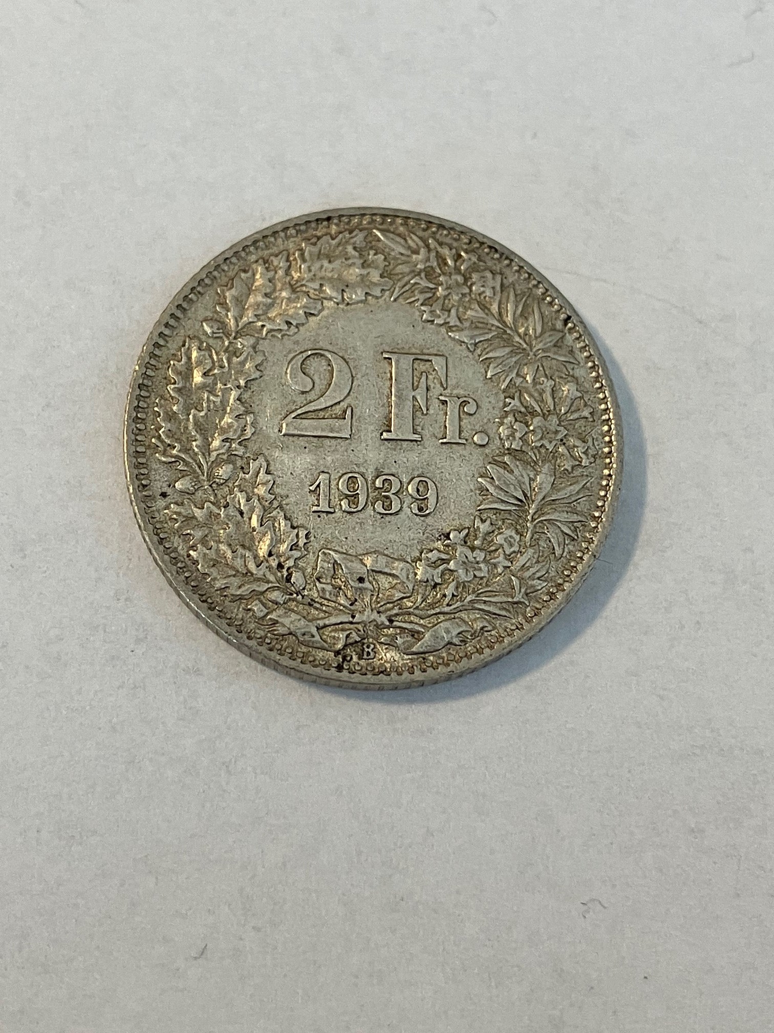 2 Francs Switzerland 1939
