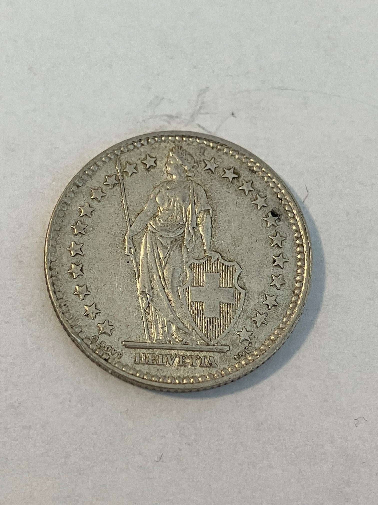 2 Francs Switzerland 1939