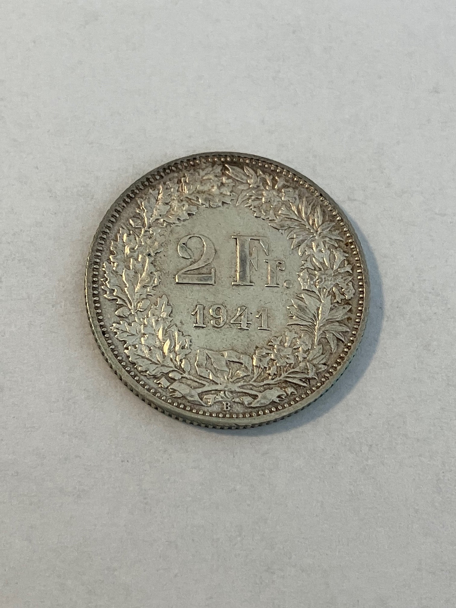 2 Francs Switzerland 1941
