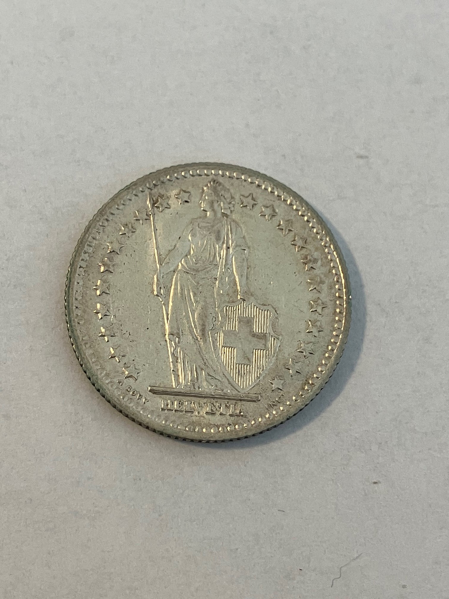 2 Francs Switzerland 1941