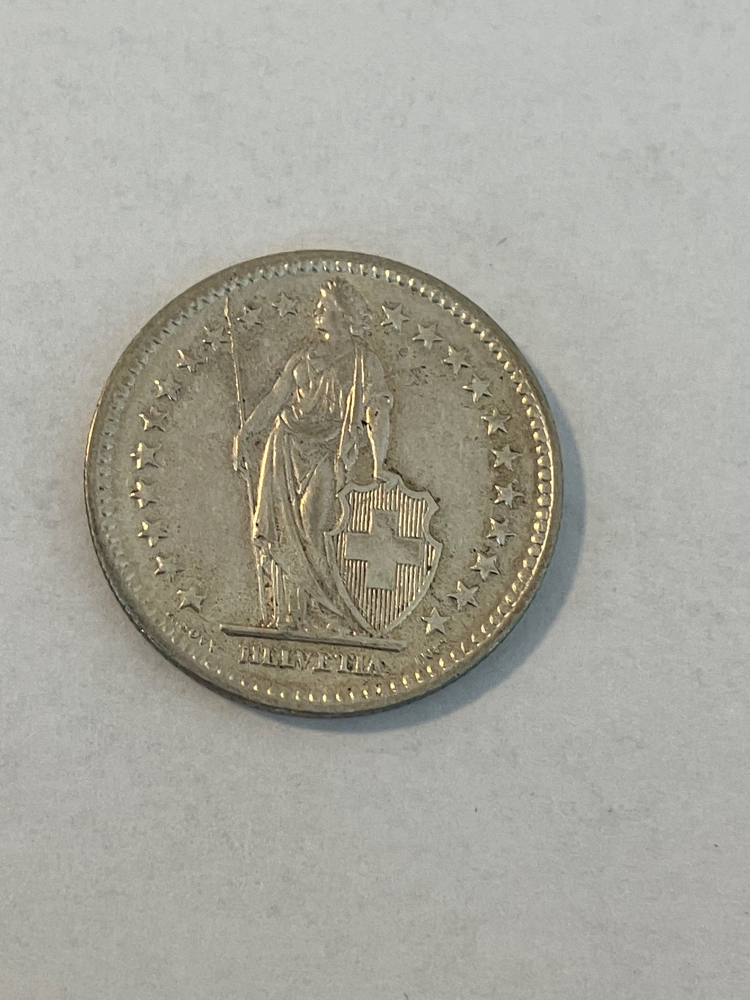 2 Francs Switzerland 1945