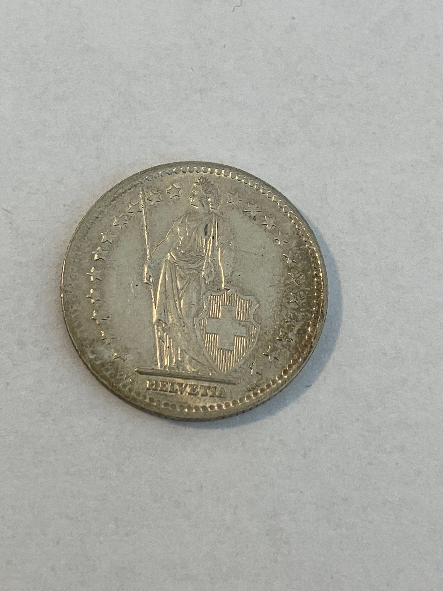 2 Francs Switzerland 1947
