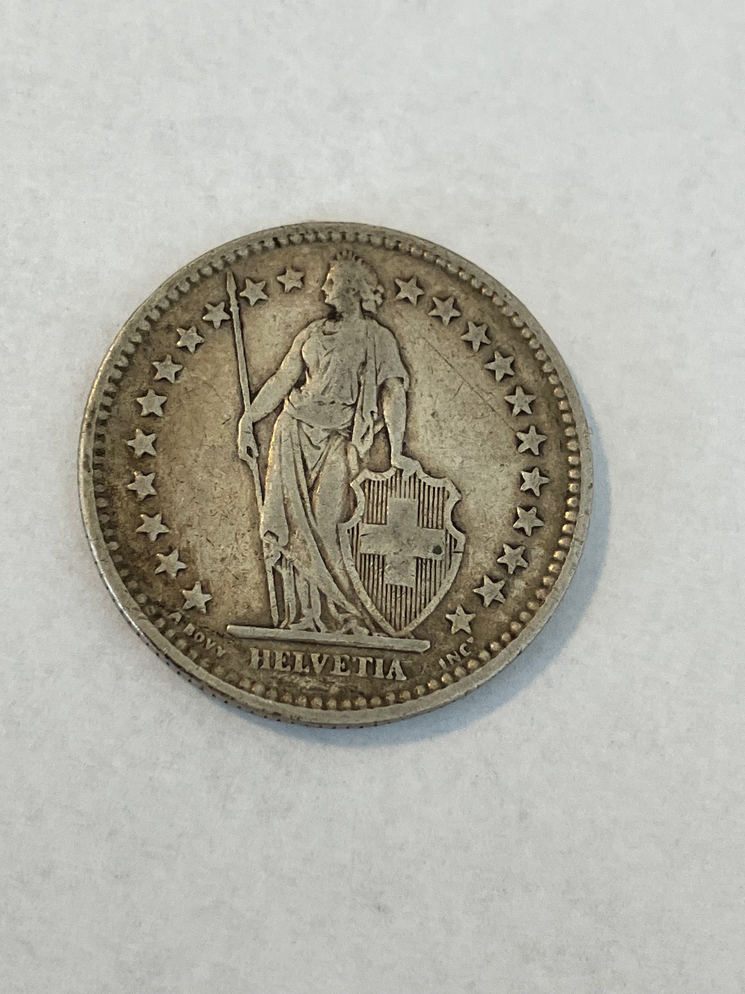 2 Francs Switzerland 1913