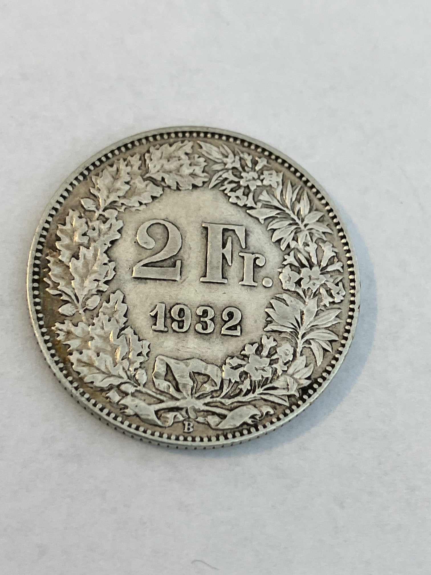 2 Francs Switzerland 1932