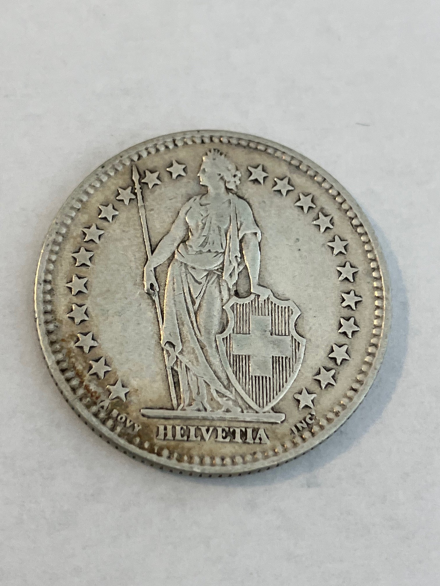 2 Francs Switzerland 1932