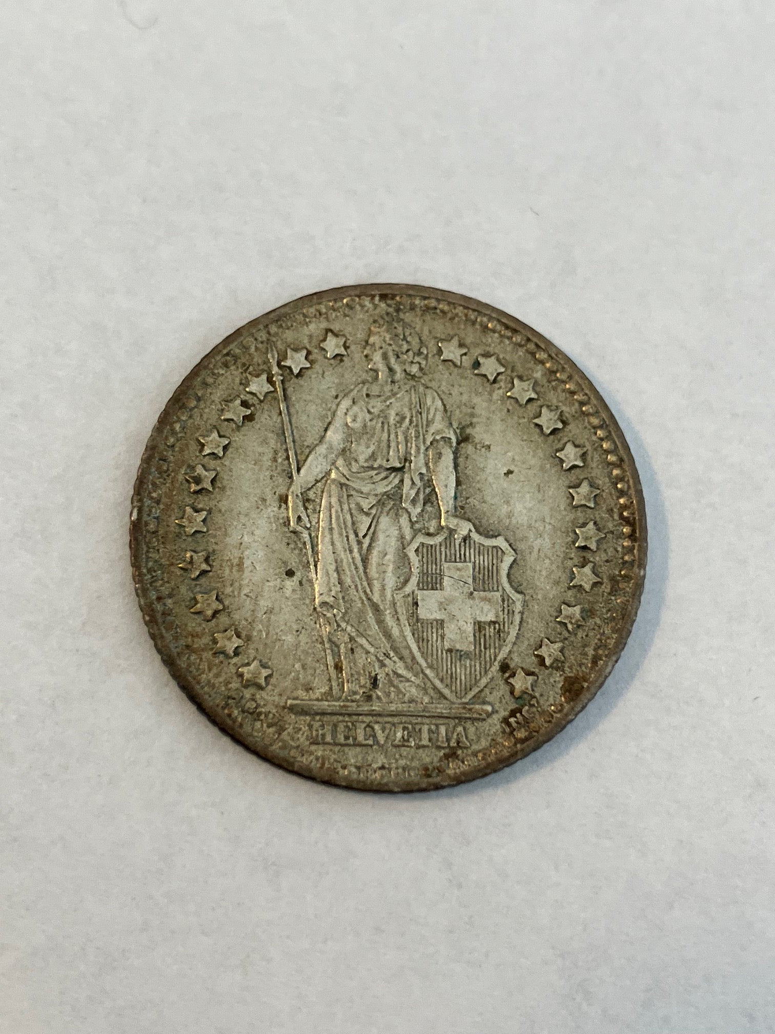 1 Franc Switzerland 1956