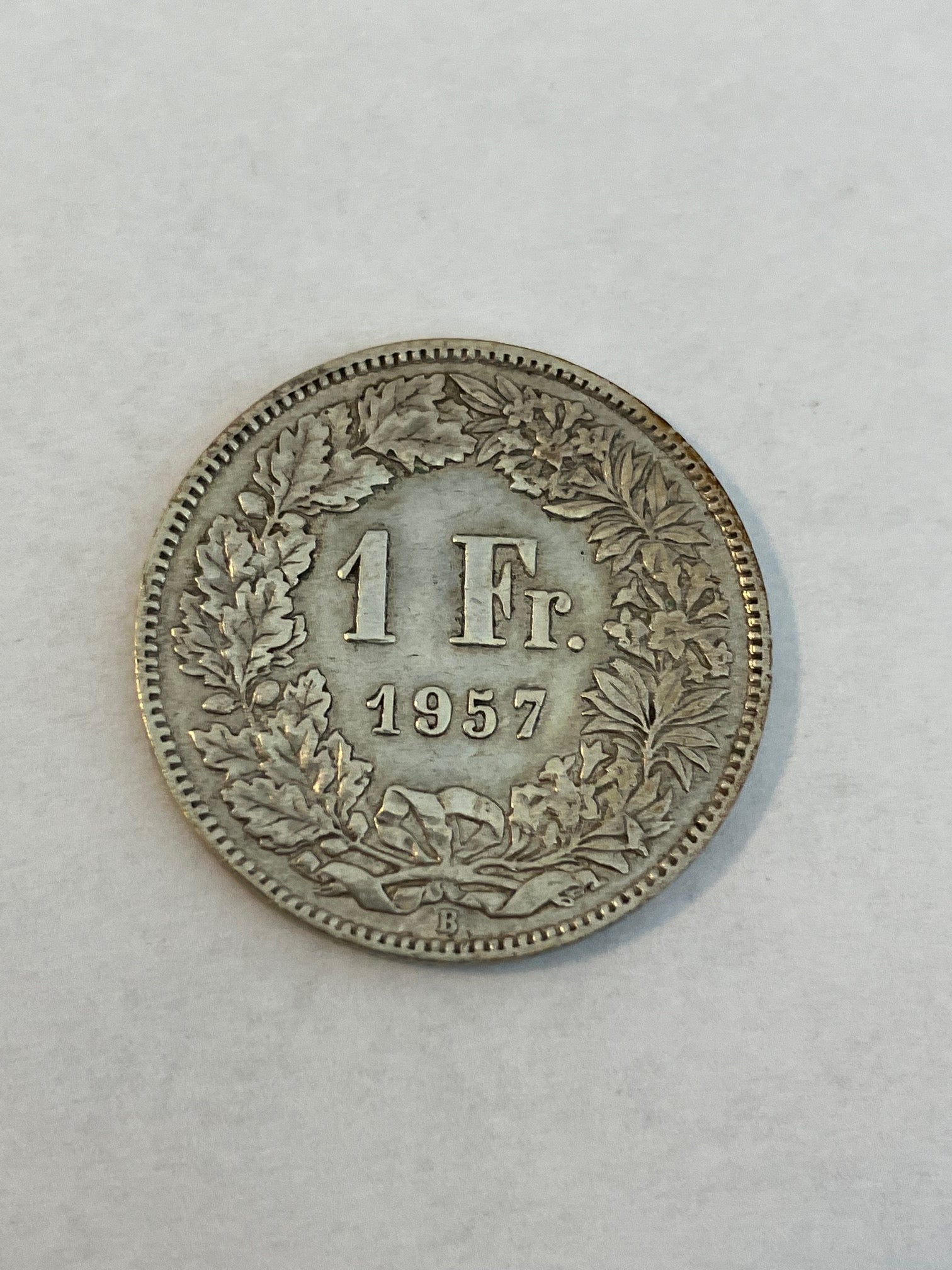 1 Franc Switzerland 1957