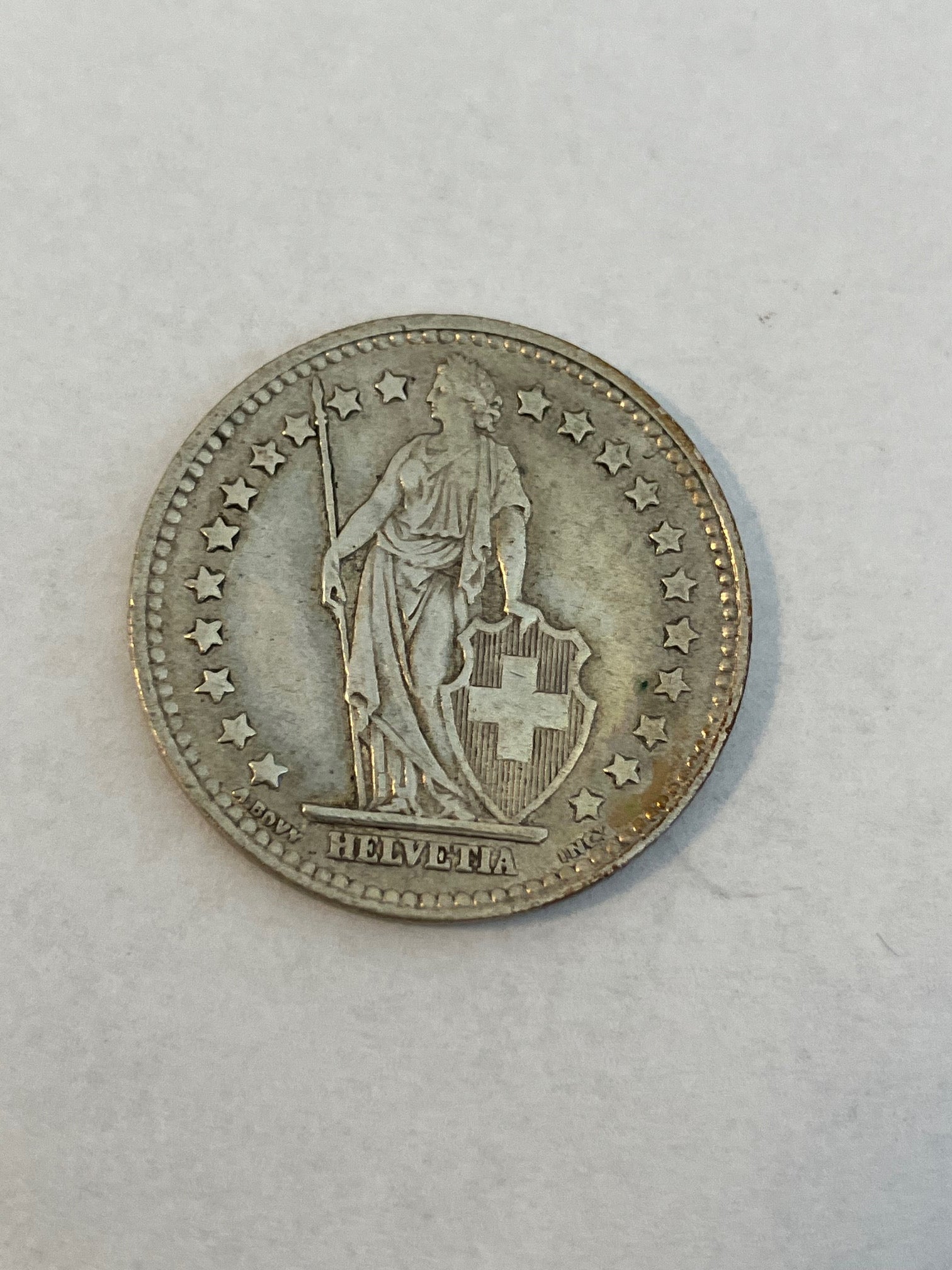 1 Franc Switzerland 1957