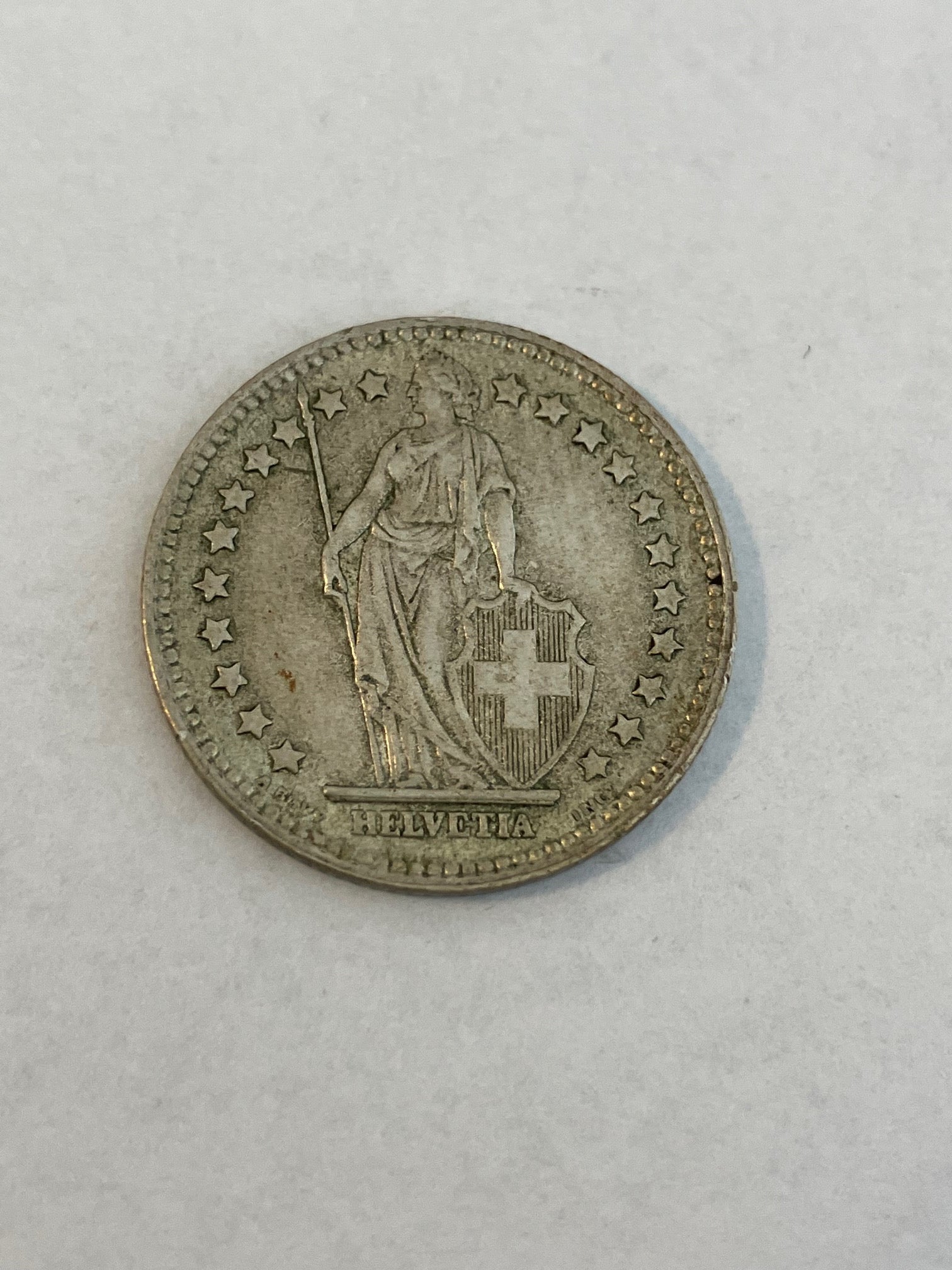 1 Franc Switzerland 1958