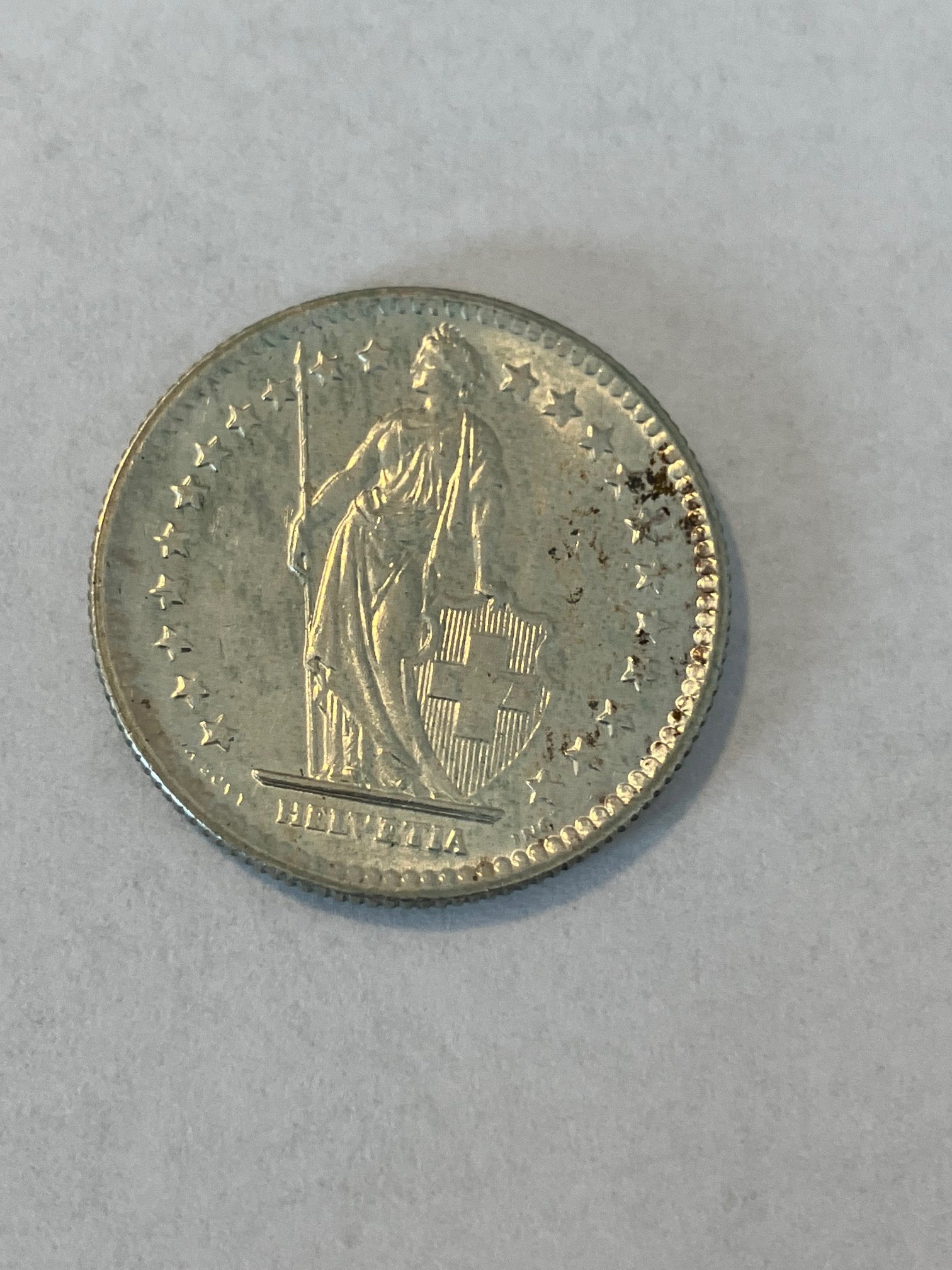 2 Francs Switzerland 1960