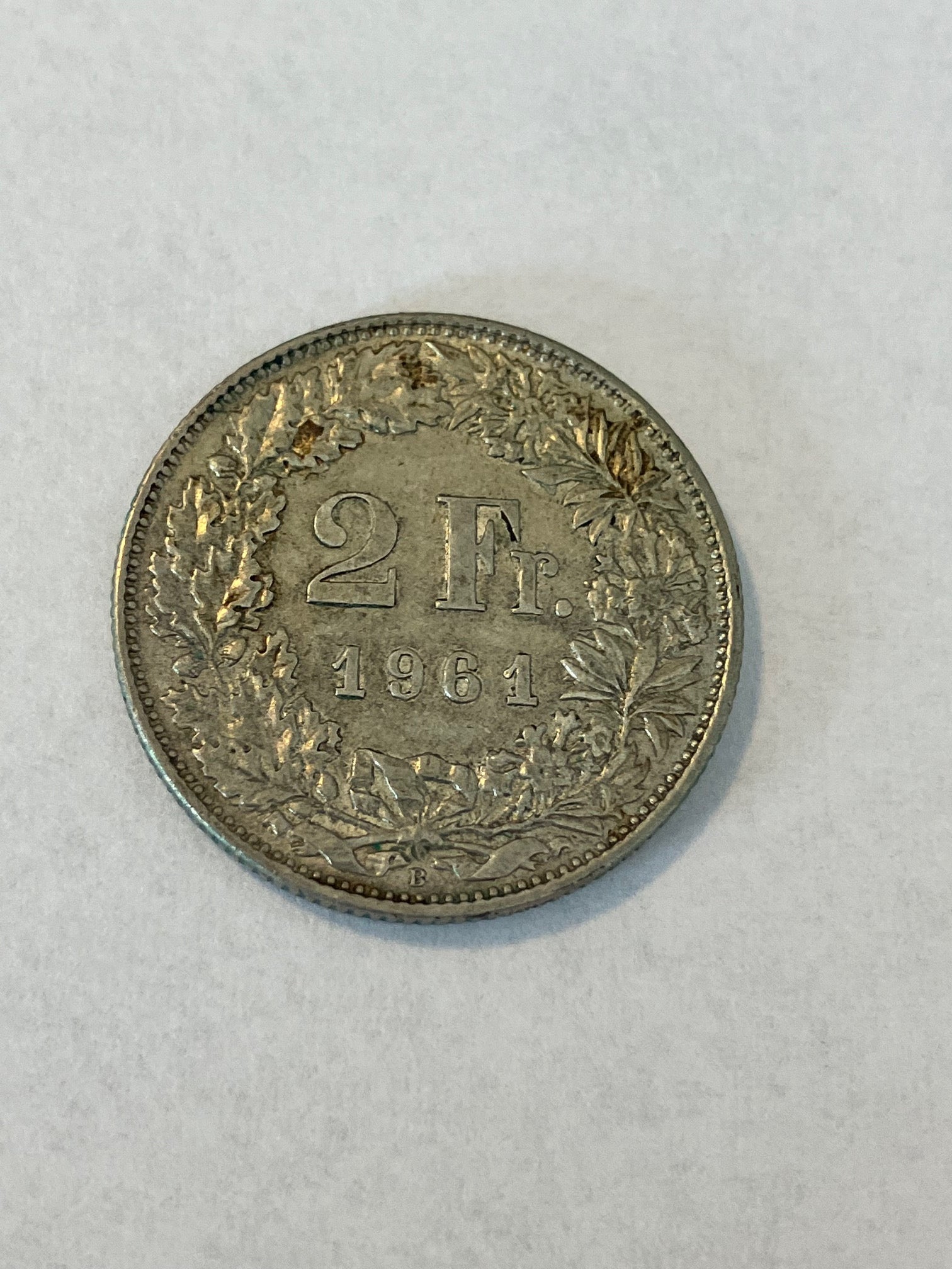 2 Francs Switzerland 1961