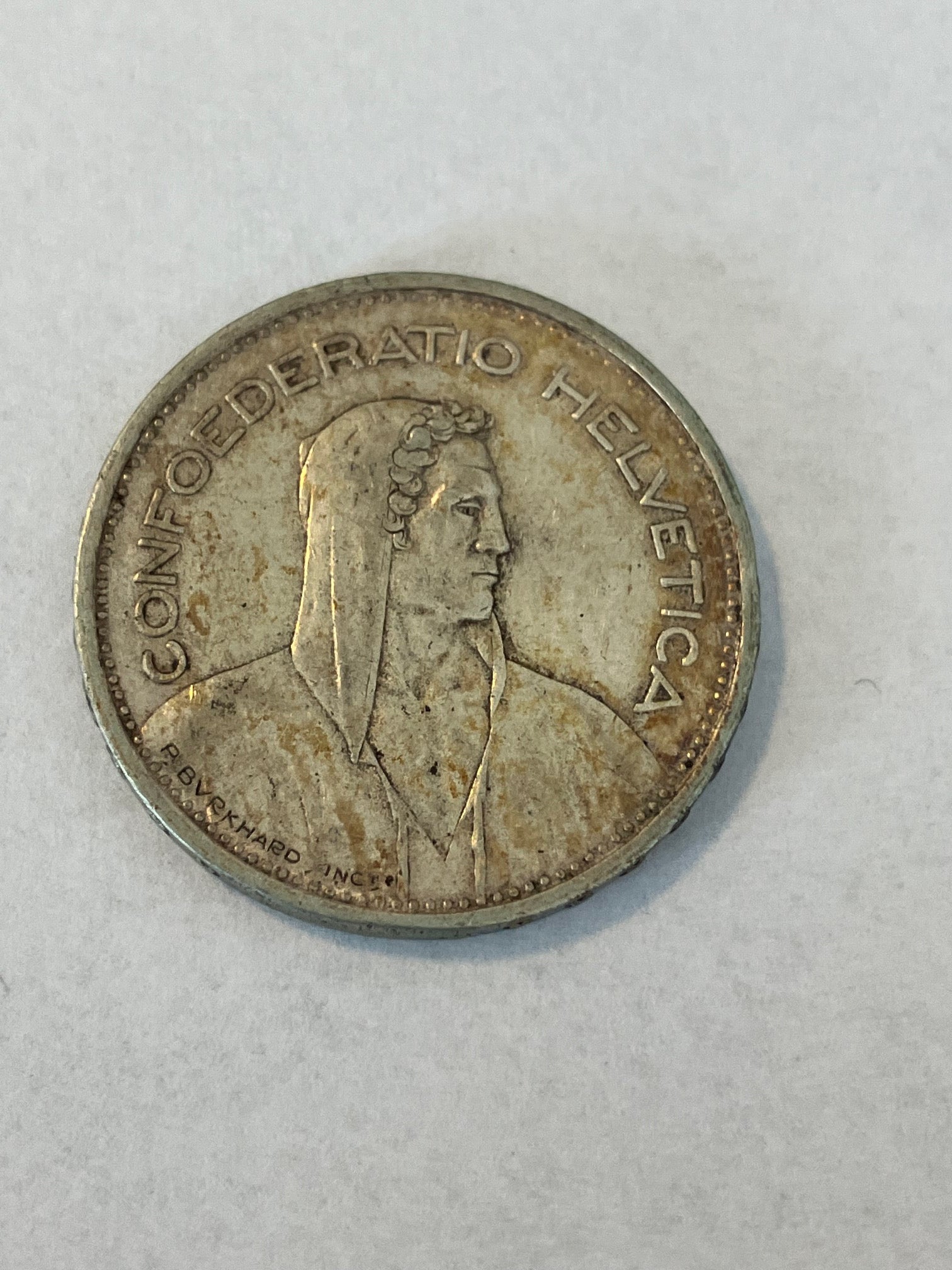 5 Francs Switzerland 1950