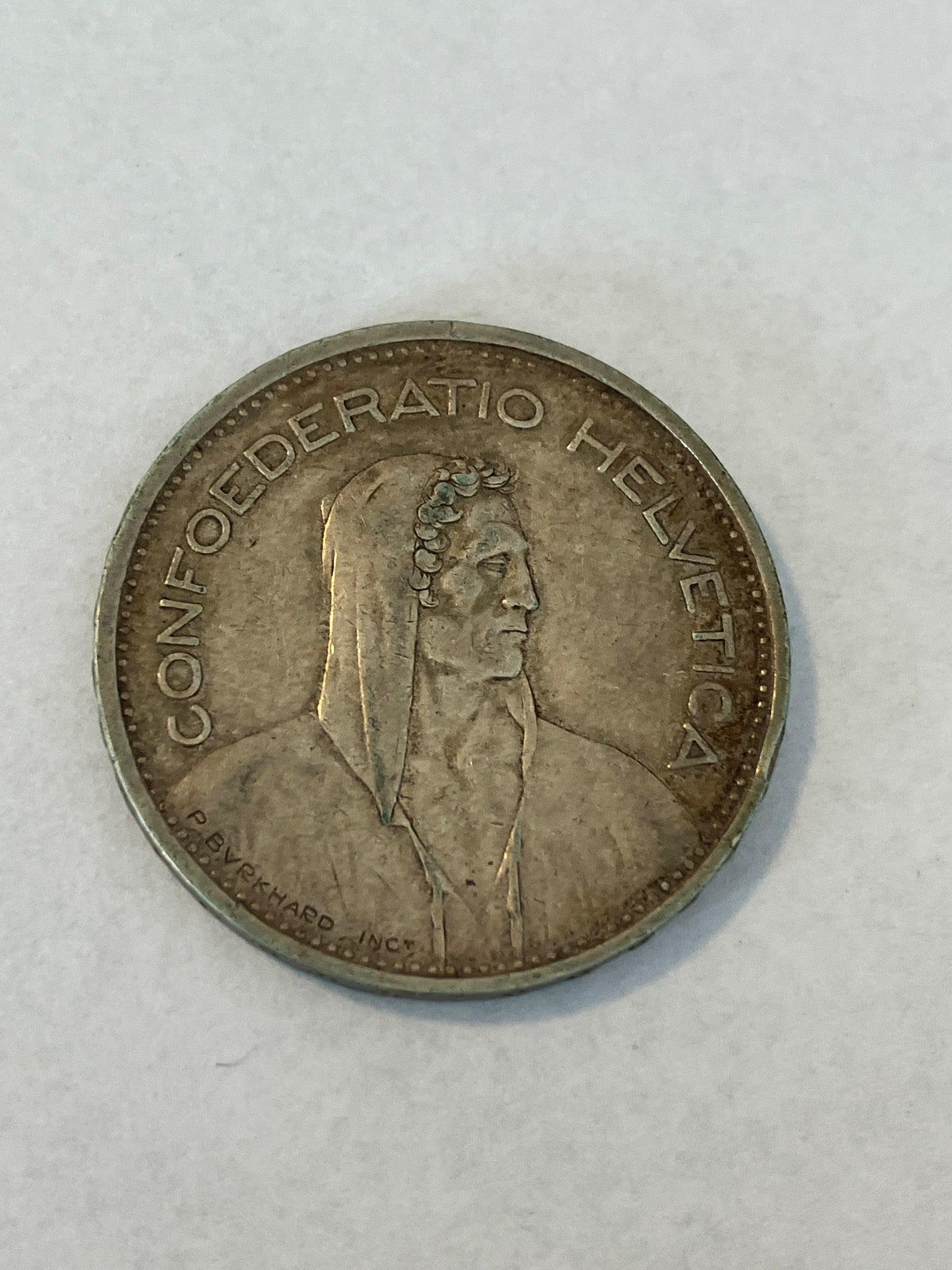 5 Francs Switzerland 1951