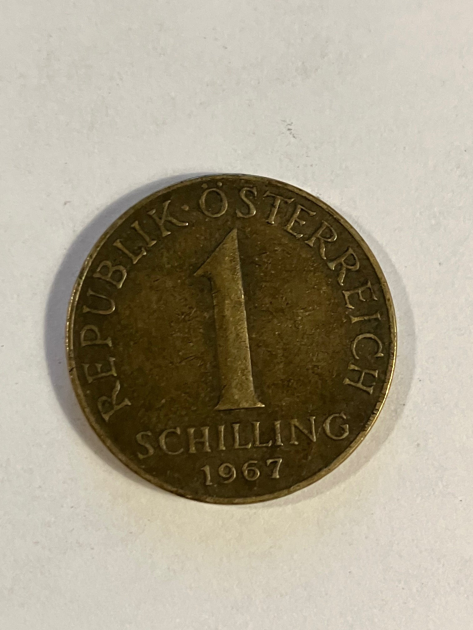 1 Schilling Østrig 1967