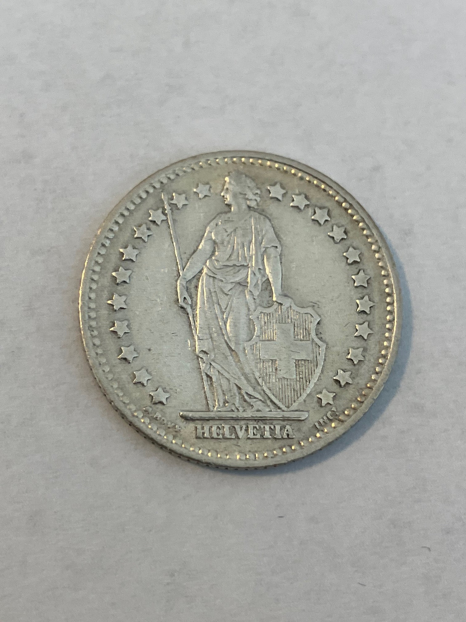 1 Franc Switzerland 1936