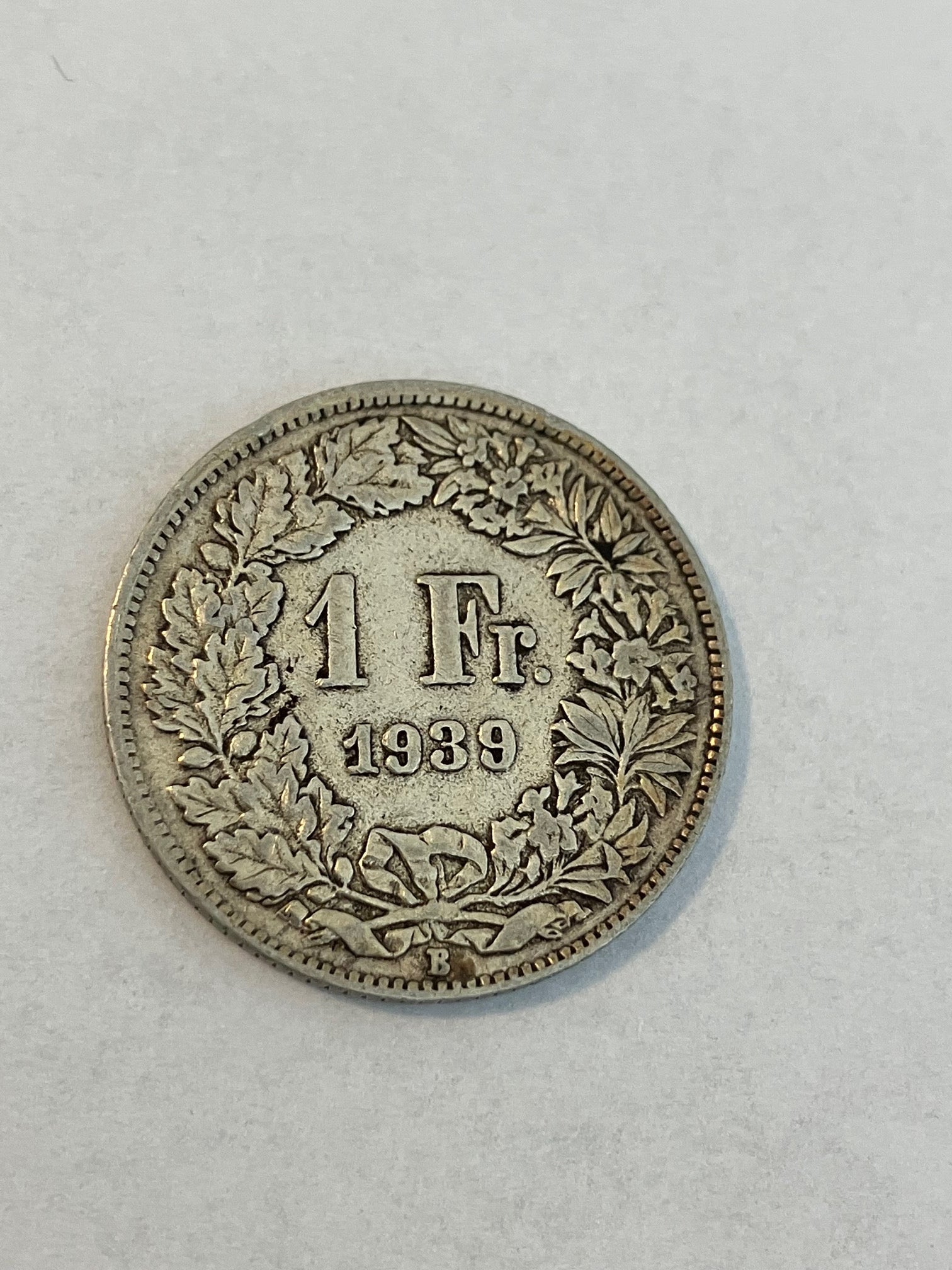 1 Franc Switzerland 1939